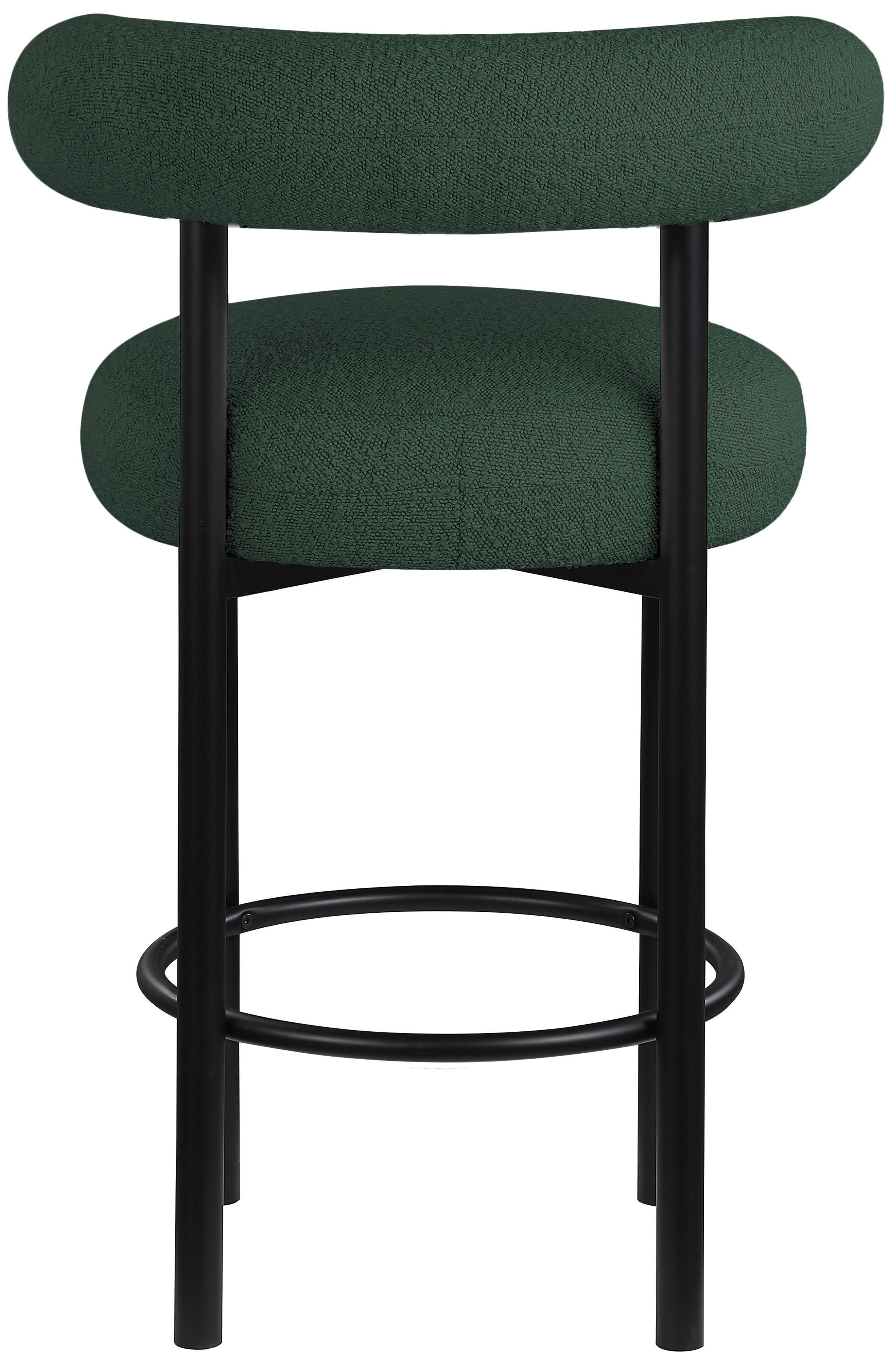 Bordeaux - Stool With Black Legs (Set of 2) - Green
