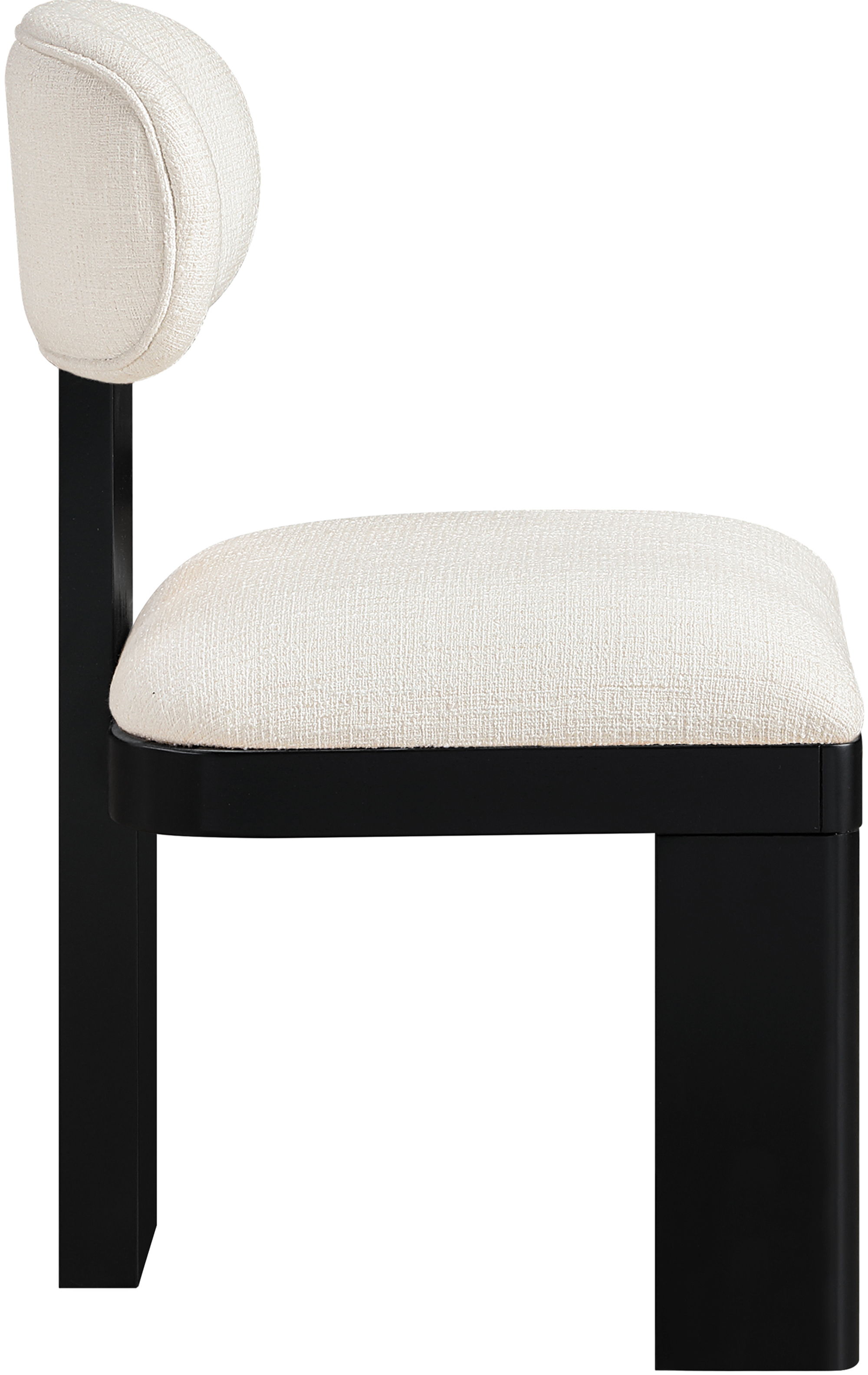 Timbra - Linen Textured Upholstered Dining Chair (Set of 2) - Cream