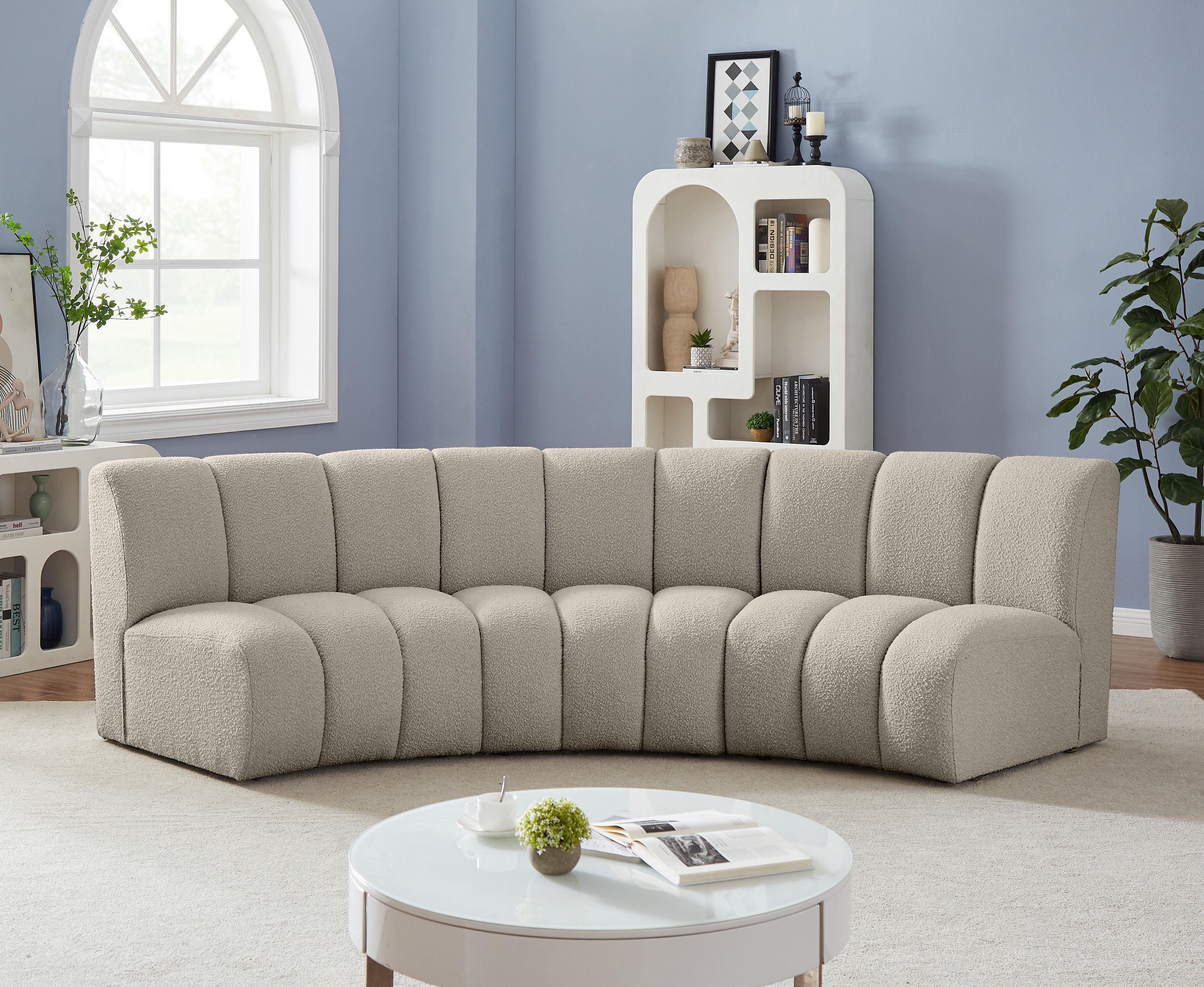 Infinity - 3 Piece Modular Sectional - Light Brown