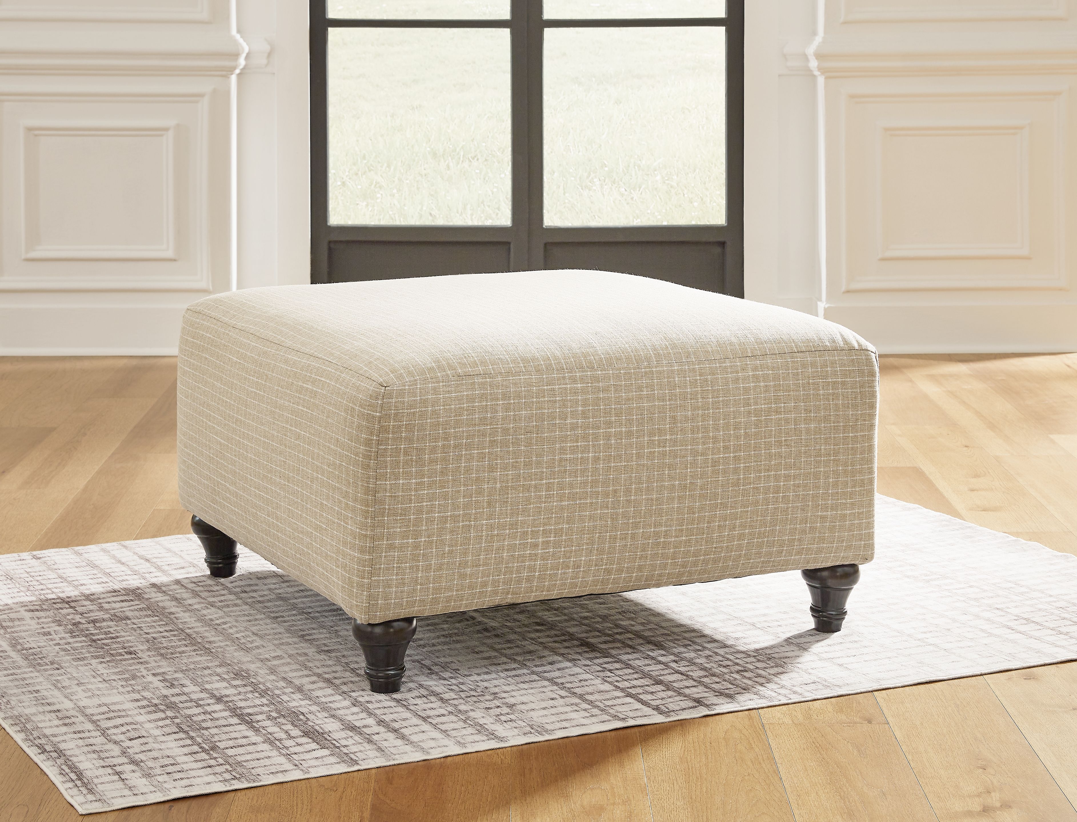 Ashley Valerani Oversized Accent Ottoman - Sandstone