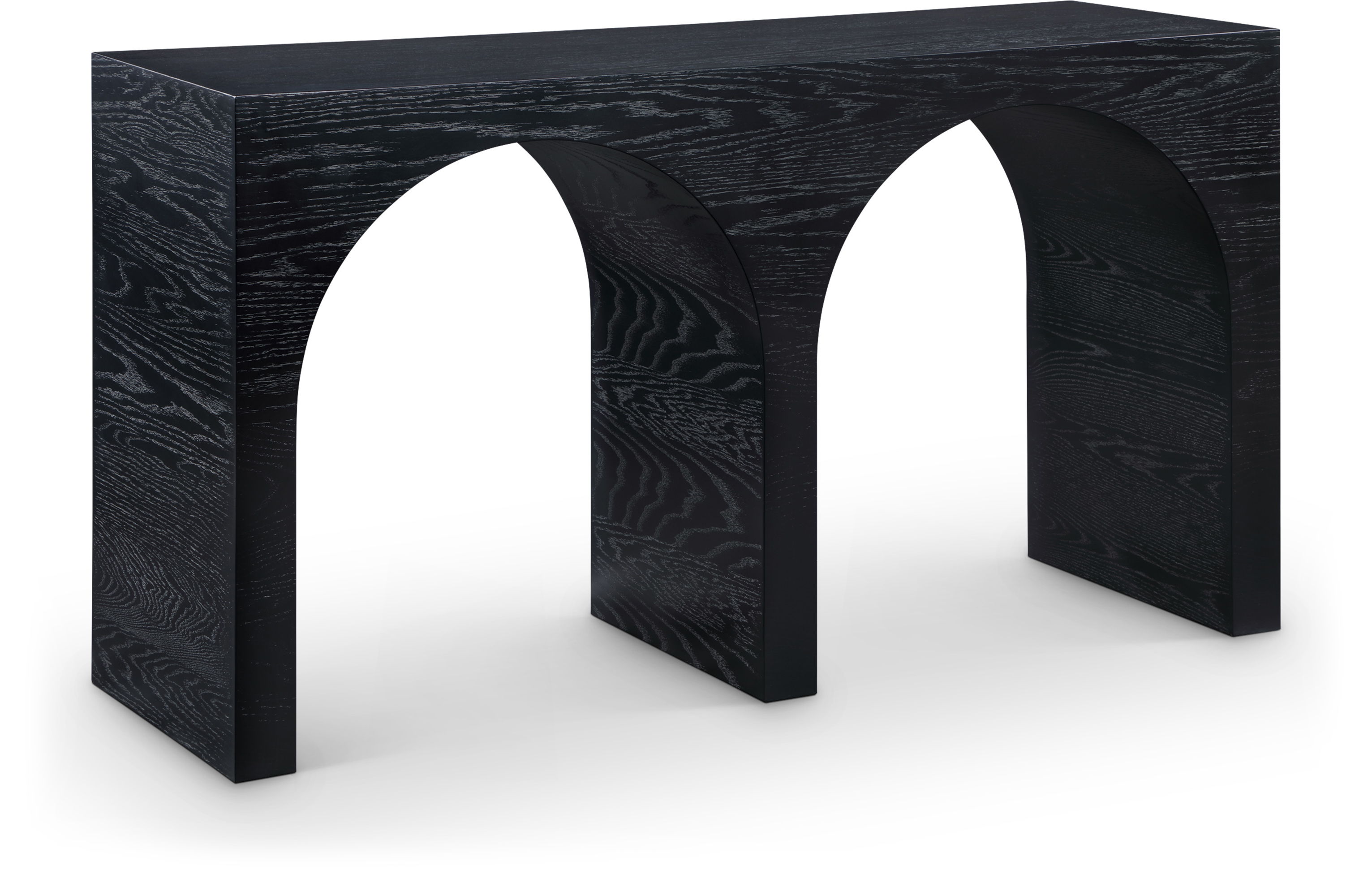 June - Console Table - Black Oak - Wood