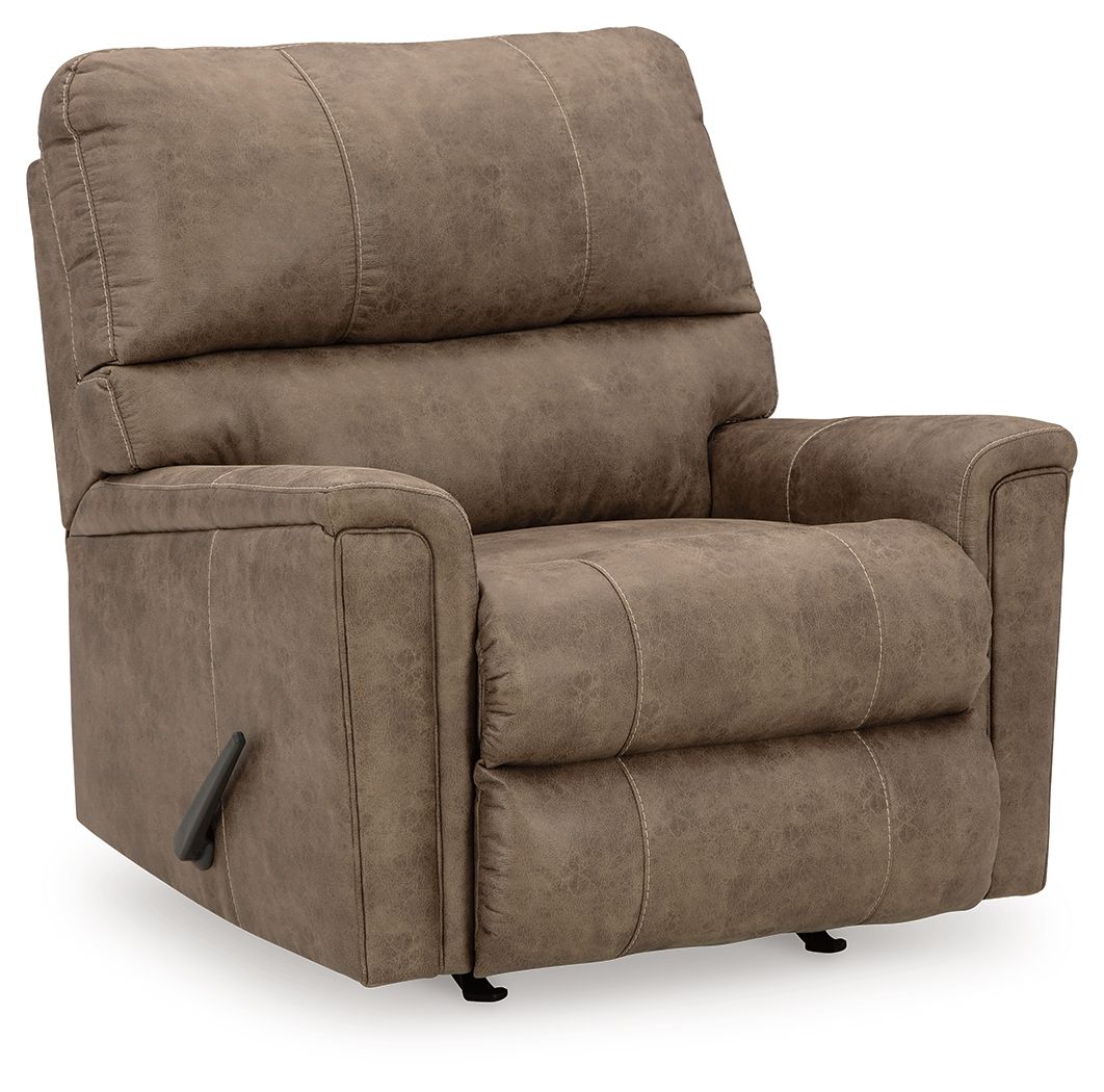 Ashley Furniture Navi - 3 Pc. - Sofa, Loveseat, Rocker Recliner - Fossil - Image 9