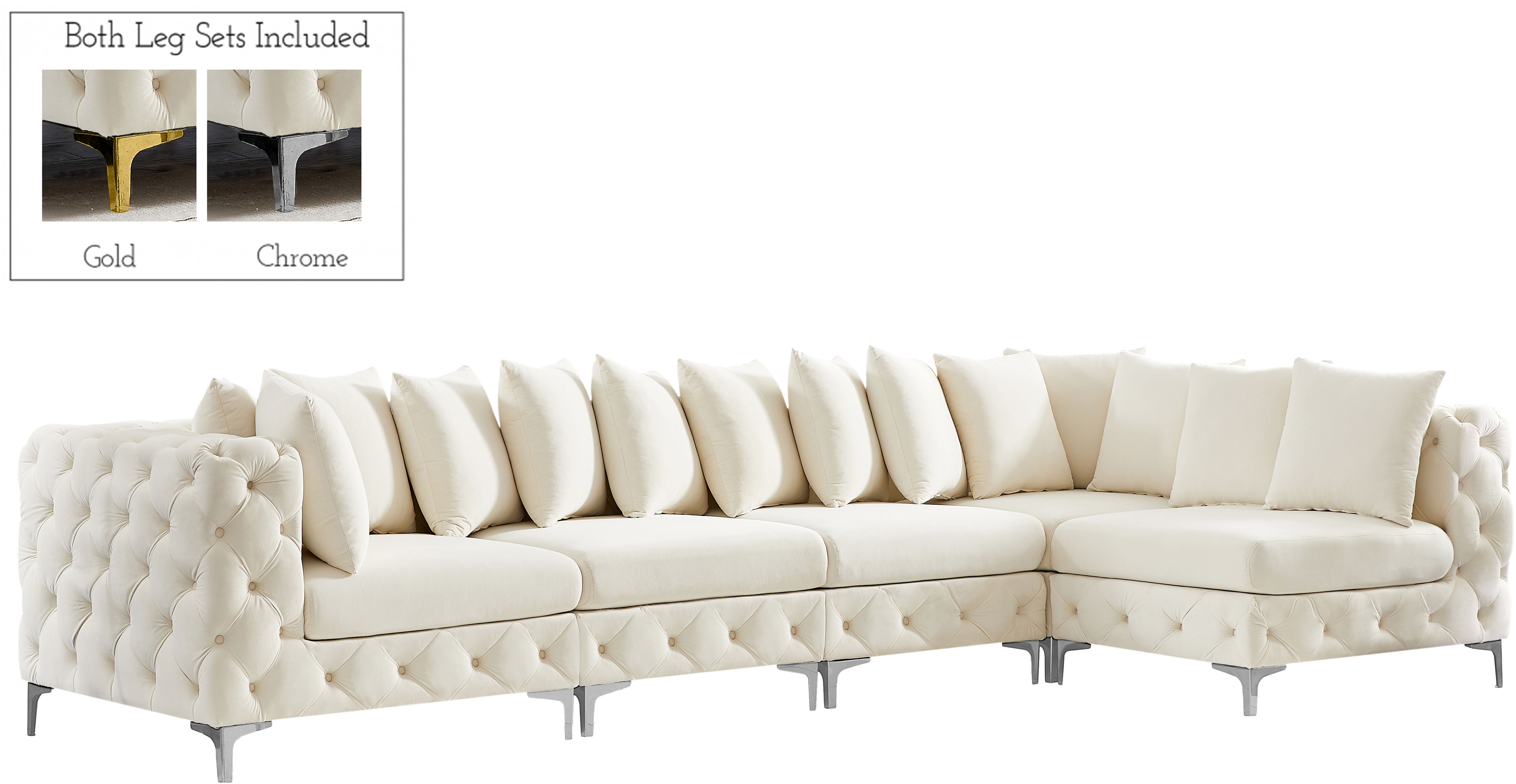 Tremblay - 5 Piece Modular Sectional - Cream