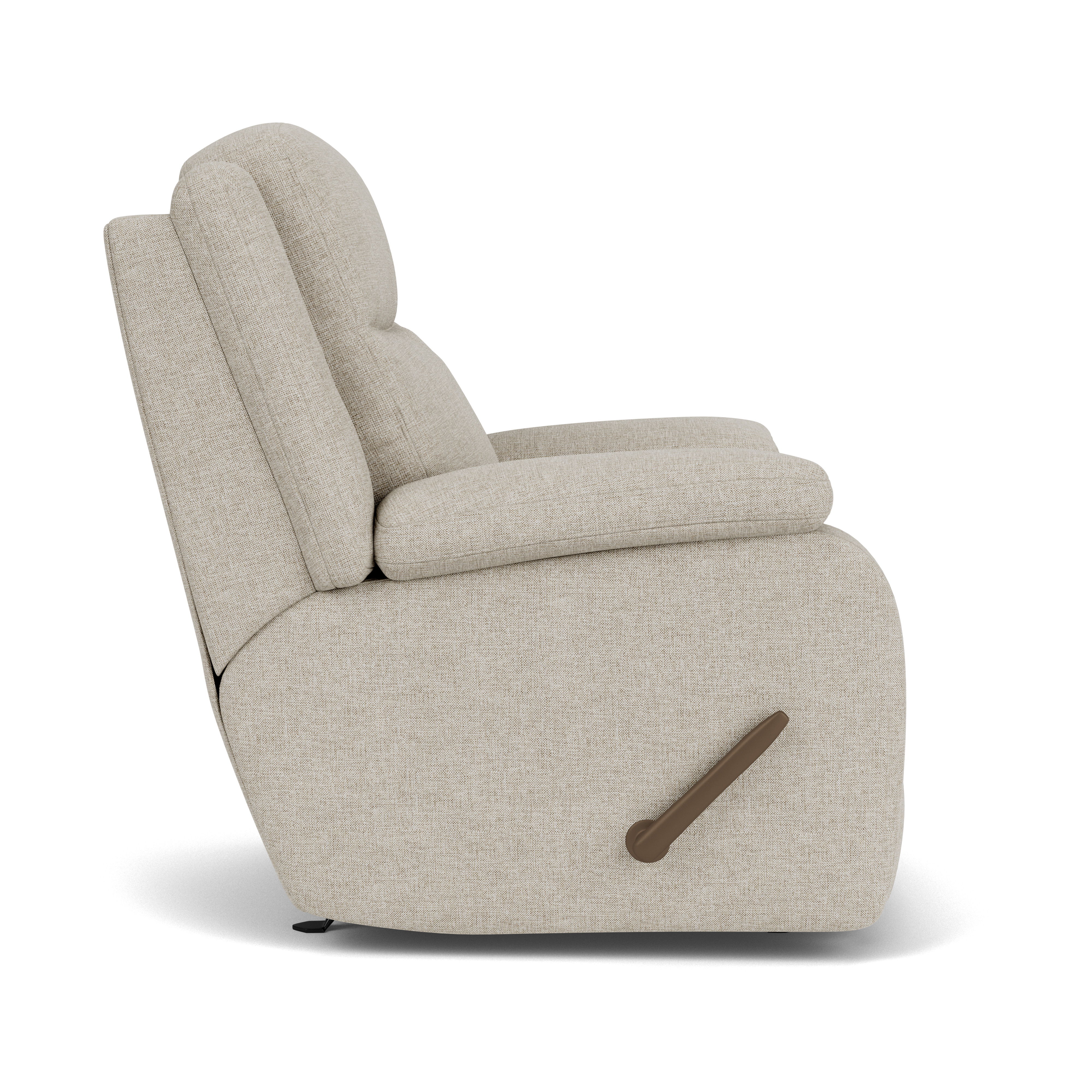 Magnus - Transitional Fabric Recliner, gray, view 6