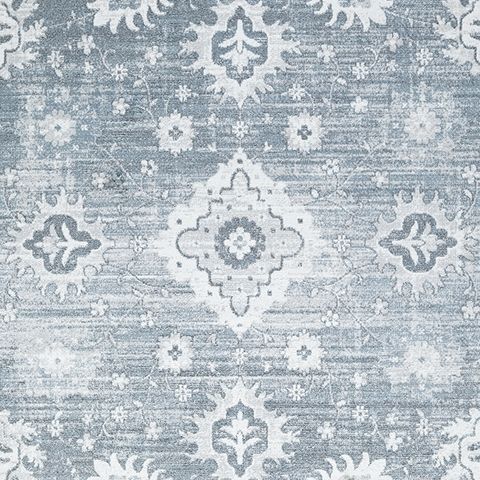 Ashley Furniture Avanworths - 5' x 7' Washable Rug - Blue / Gray / Ivory - Image 5