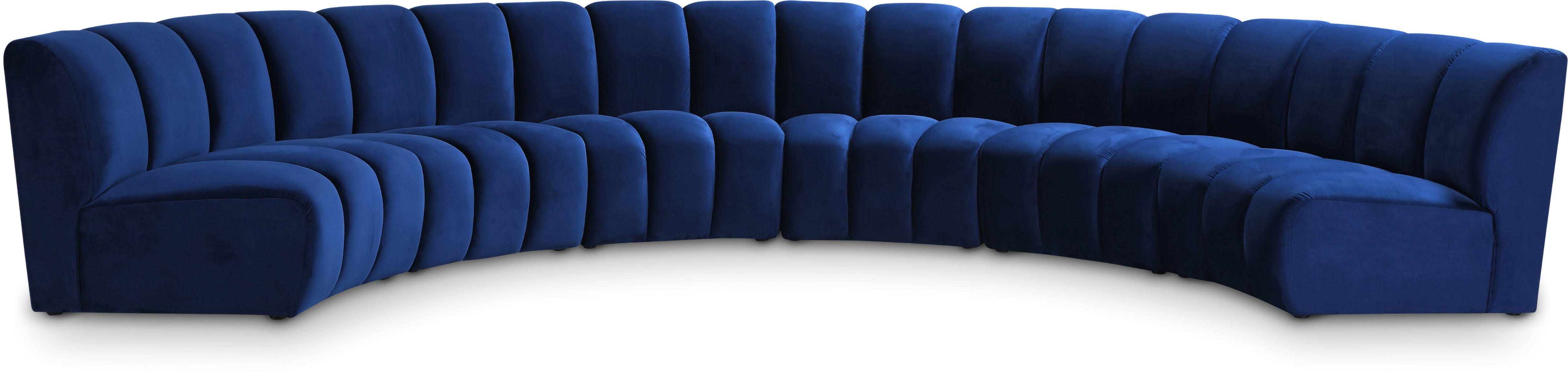 Infinity - 6 Piece Modular Sectional - Navy
