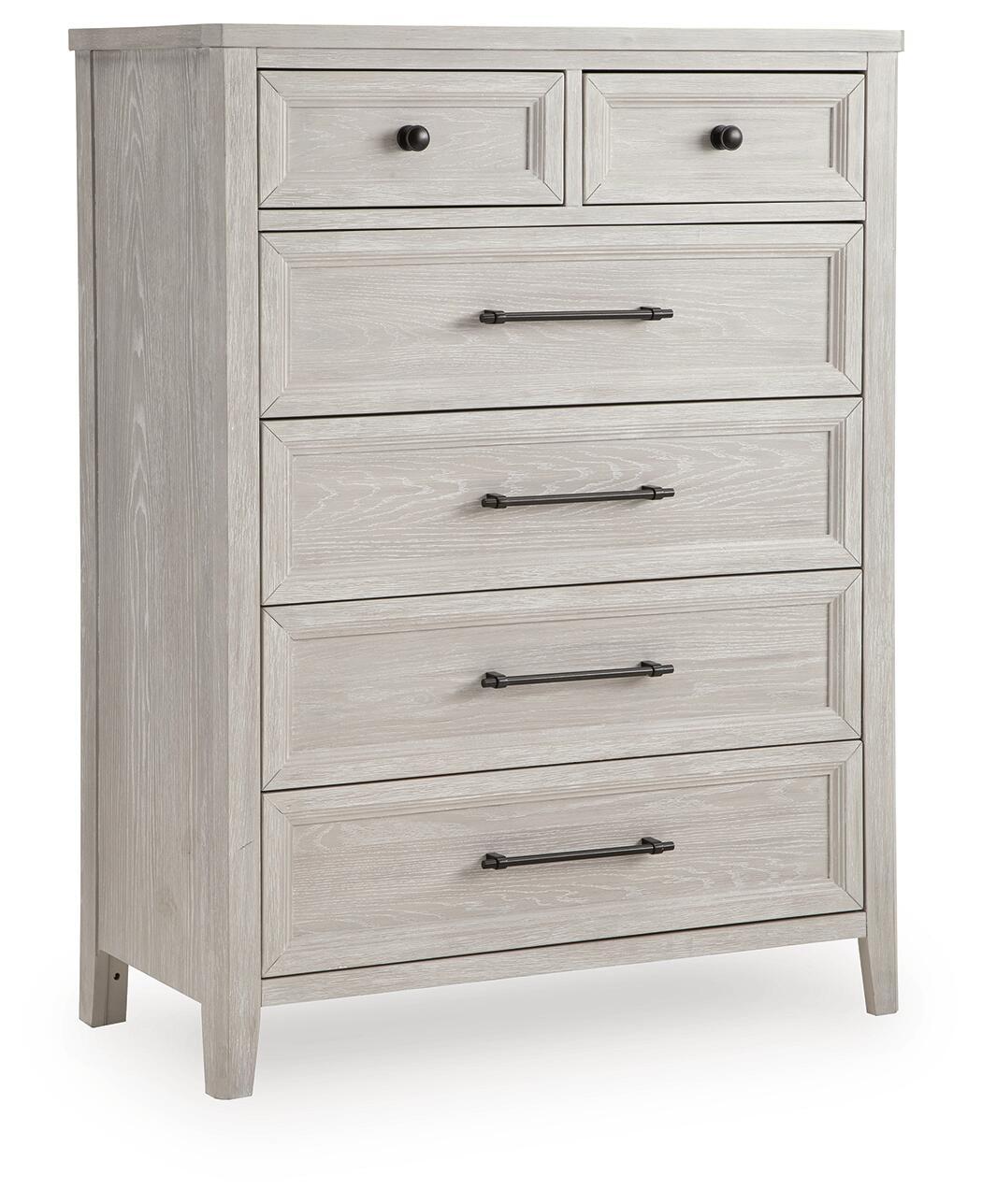 Darbonton – Six Drawer Chest – Dove White