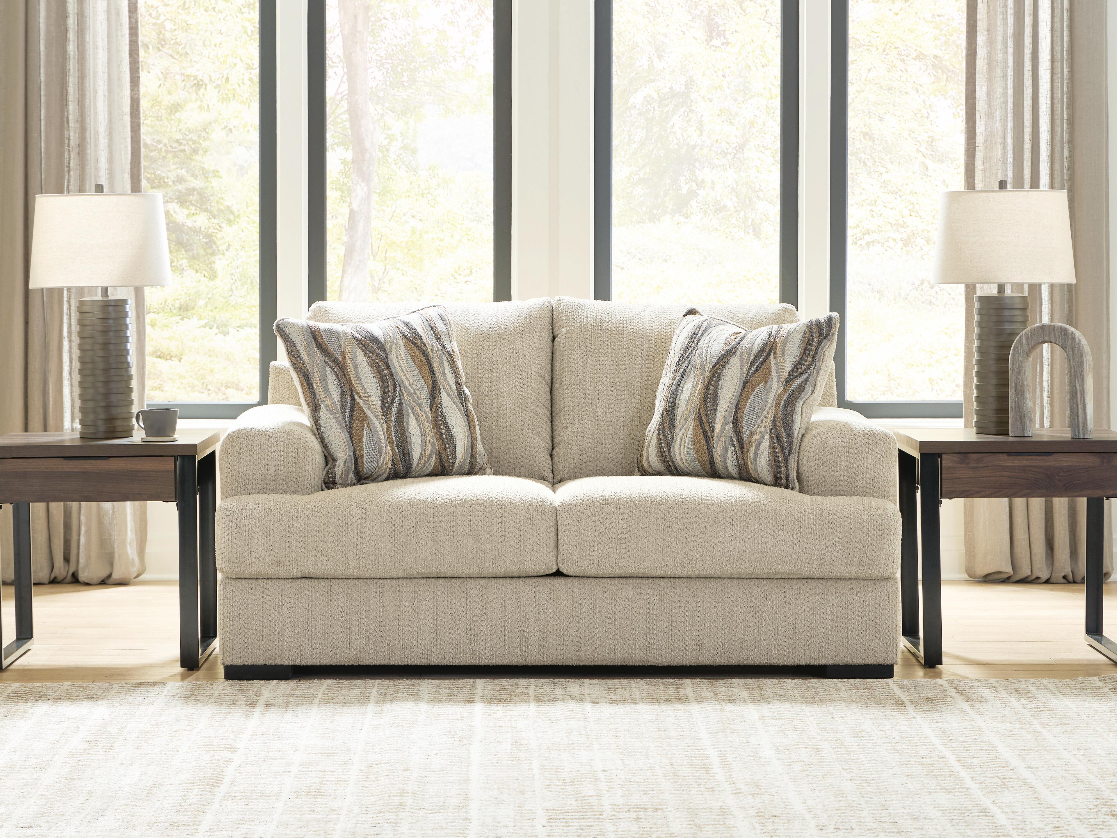 Lofwood - Loveseat - Oatmeal