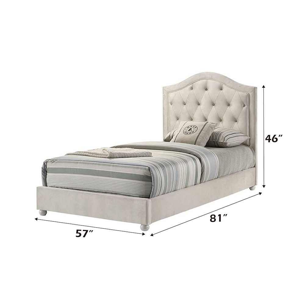 Reggie - Full Bed - Beige Fabric, beige, view 5