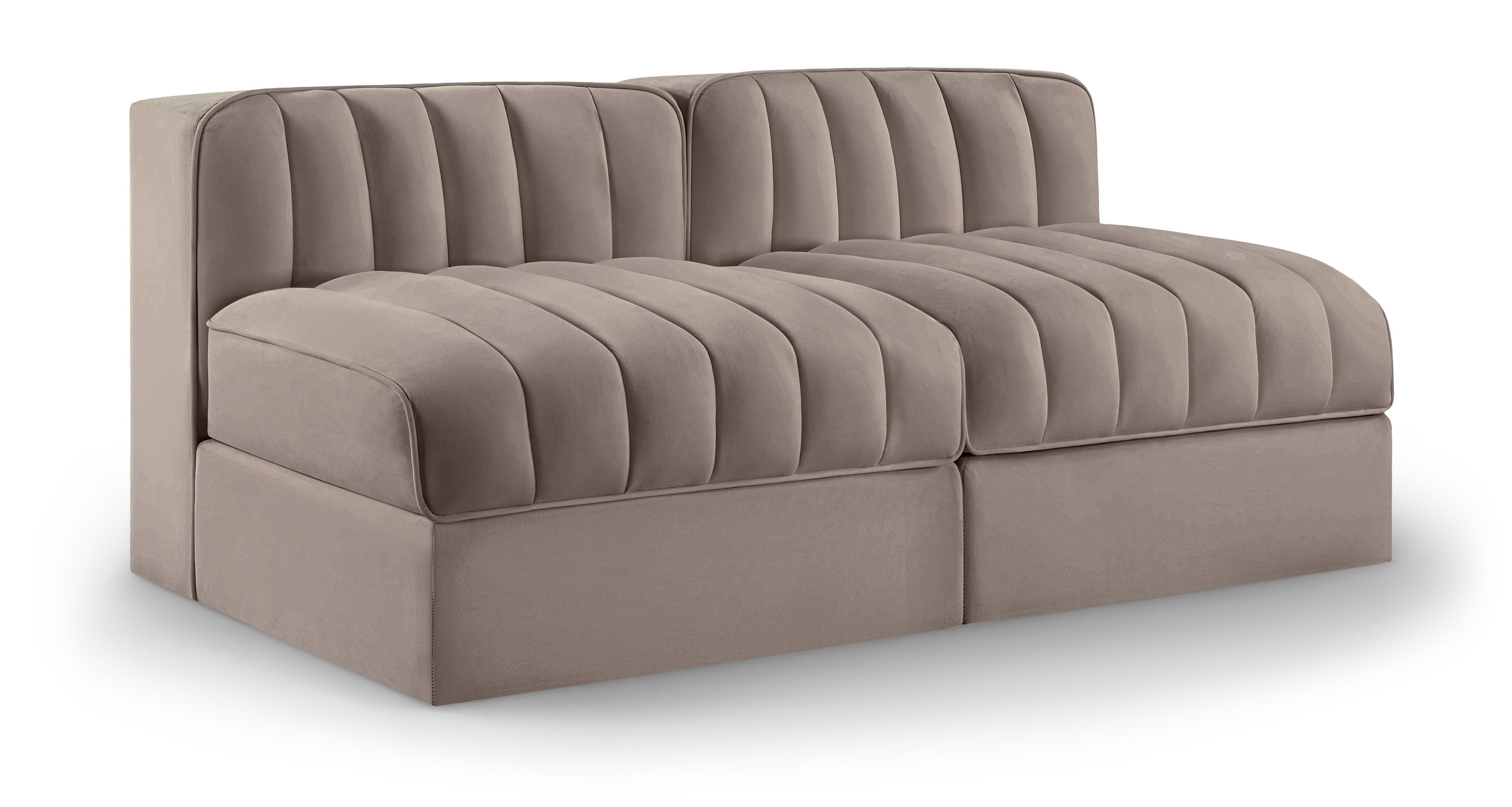 2 Pc · Modular Armless Loveseat