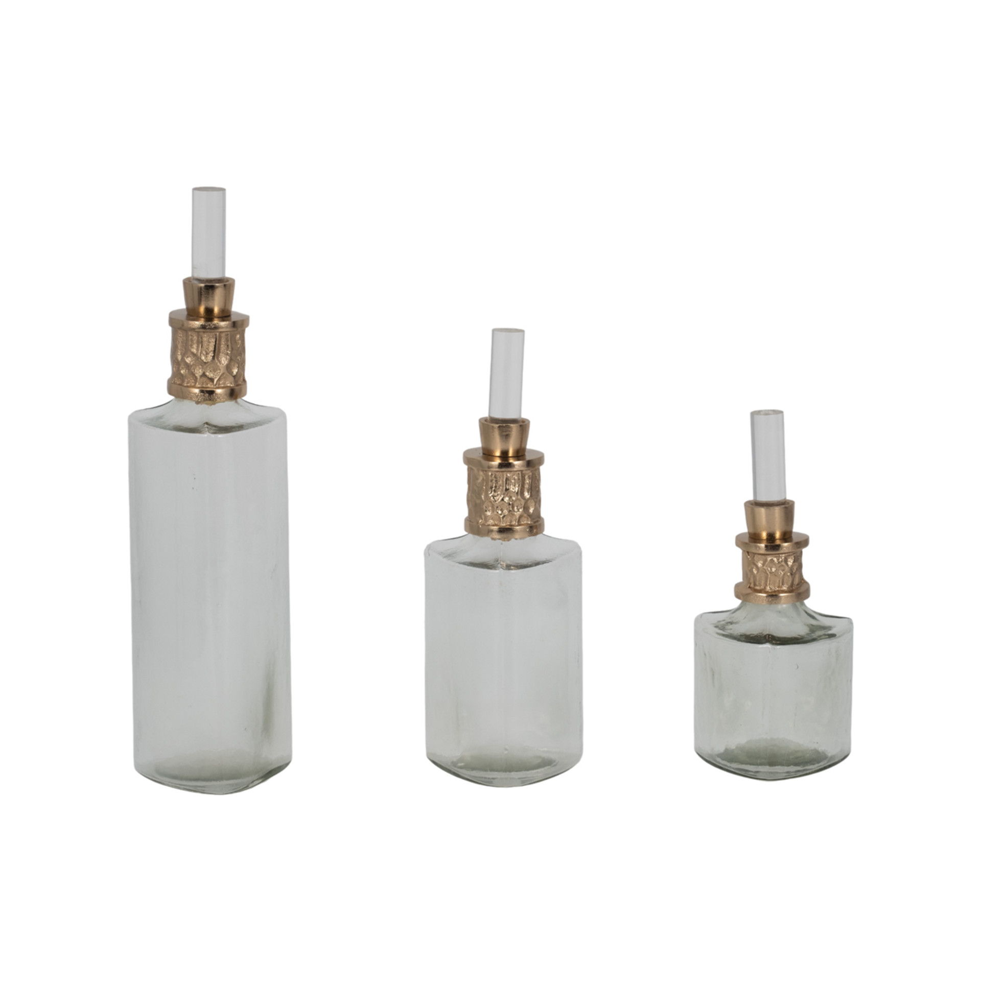 10 / 13 / 17\" Talis Bottles (Set of 3) - Gold