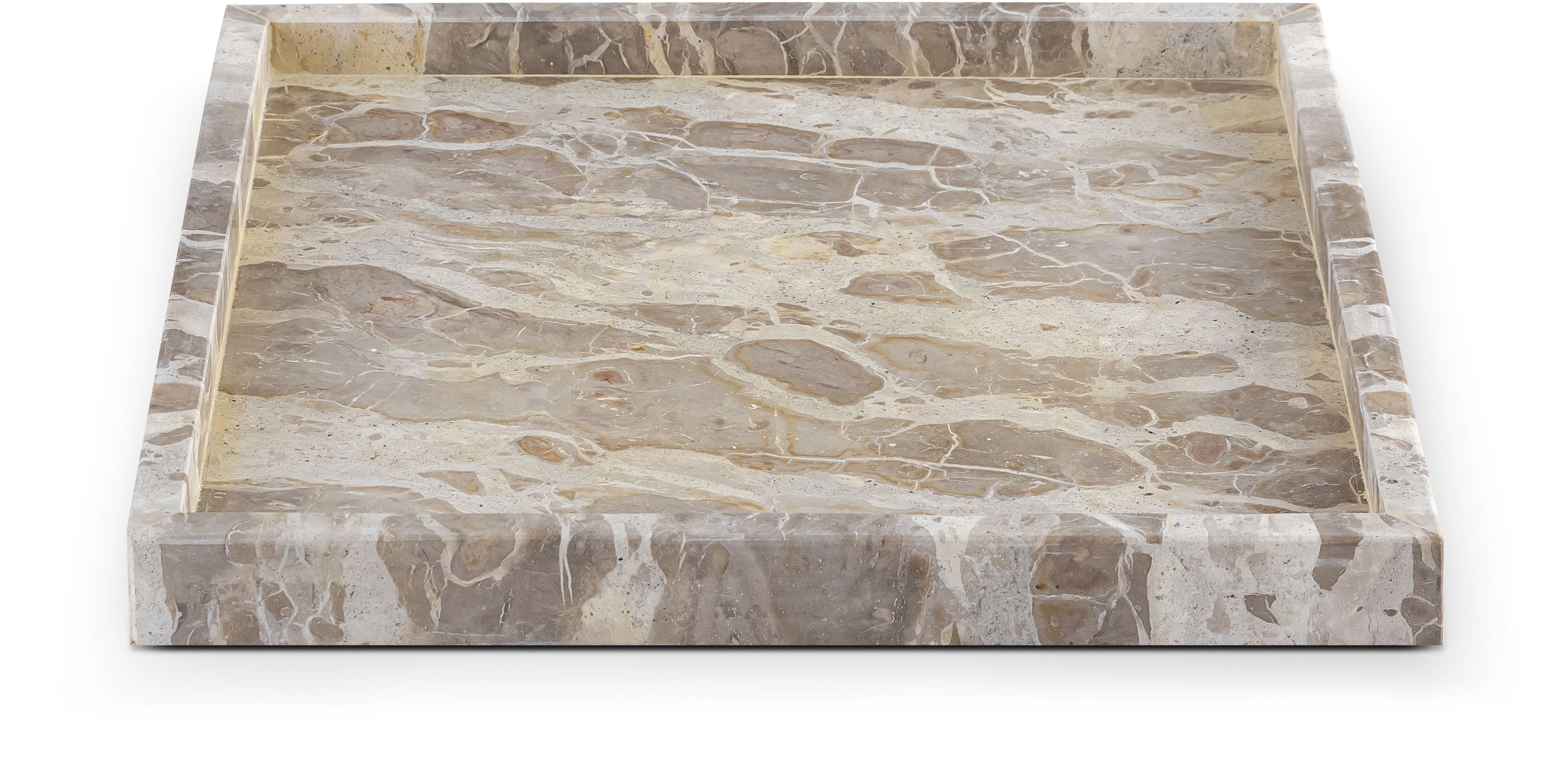 Barletta - Marble Square Tray - Beige