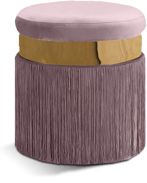 Yasmine - Ottoman / Stool - Pink