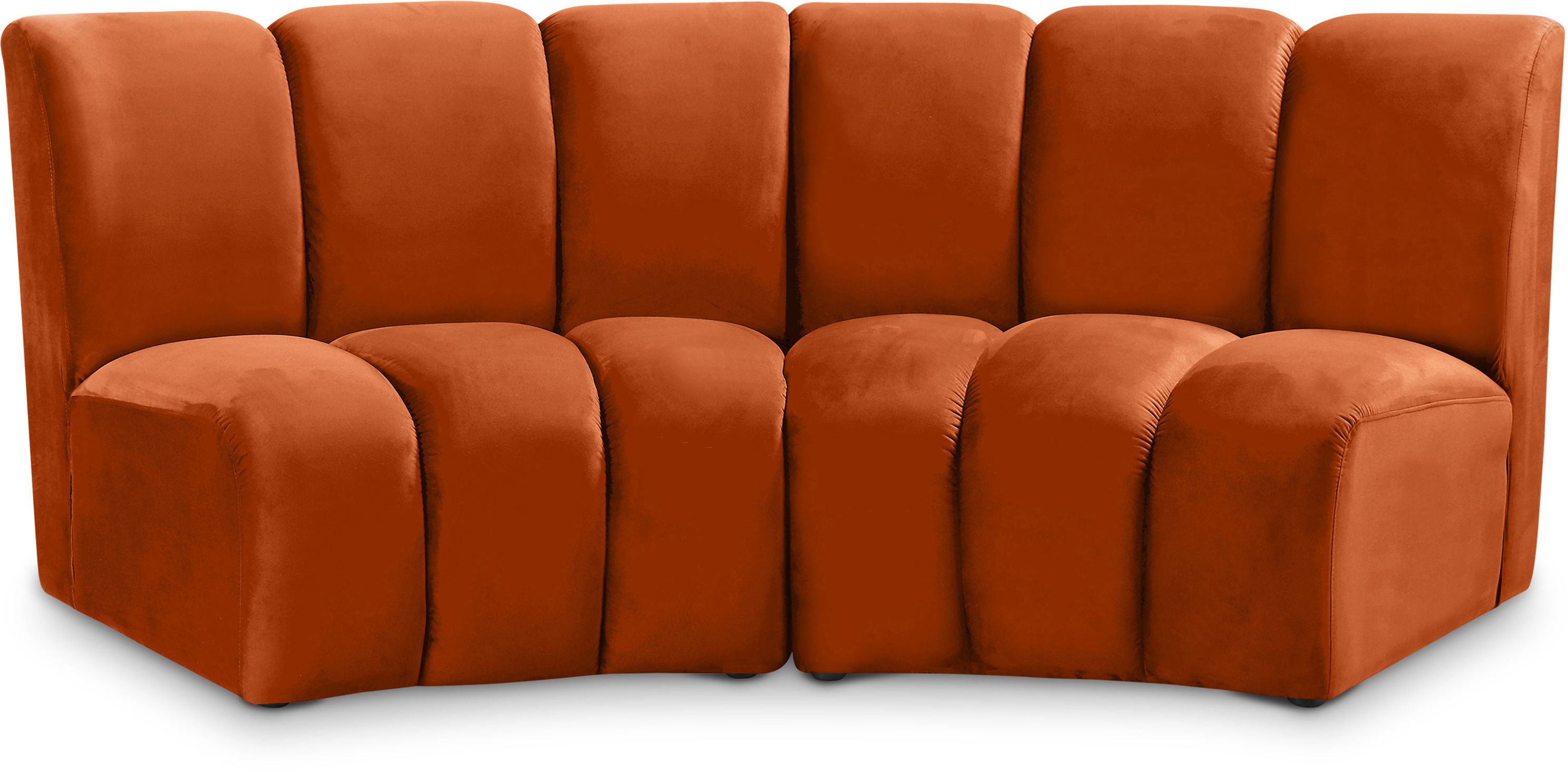 Infinity - 2 Piece Modular Sectional - Cognac