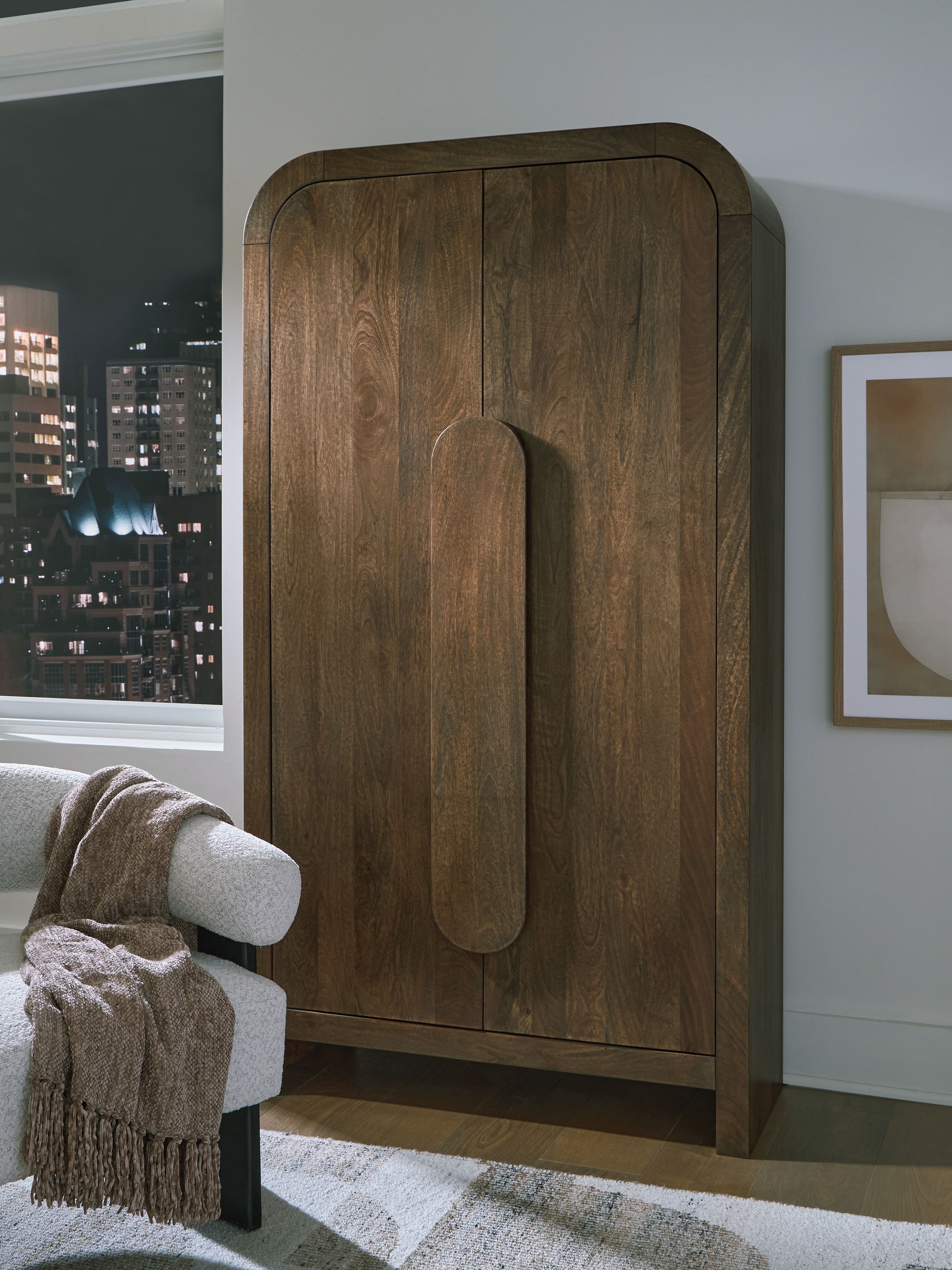 Ashley Furniture Thoren - Accent Cabinet - Medium Brown - Image 2