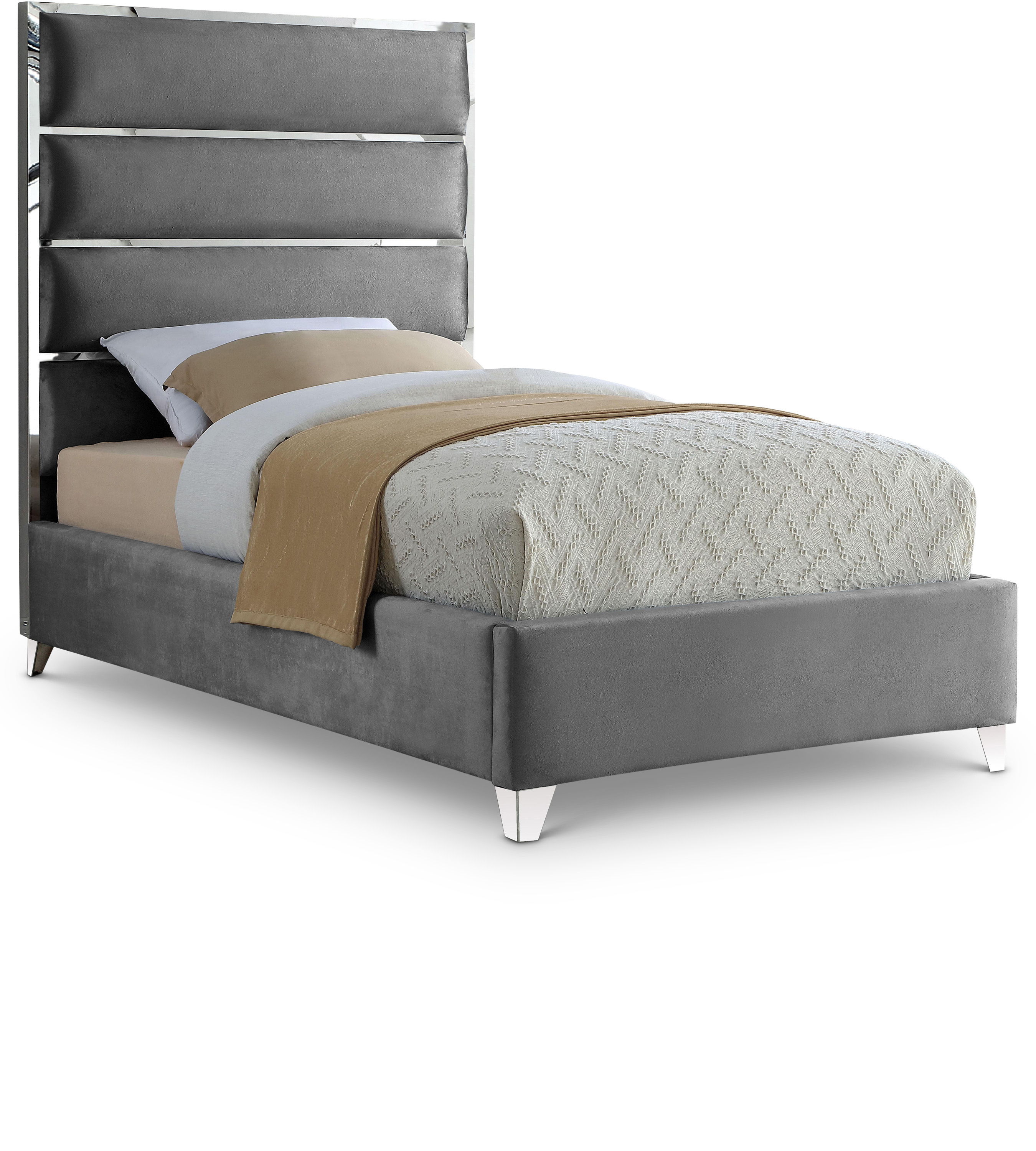 Zuma - Twin Bed - Gray