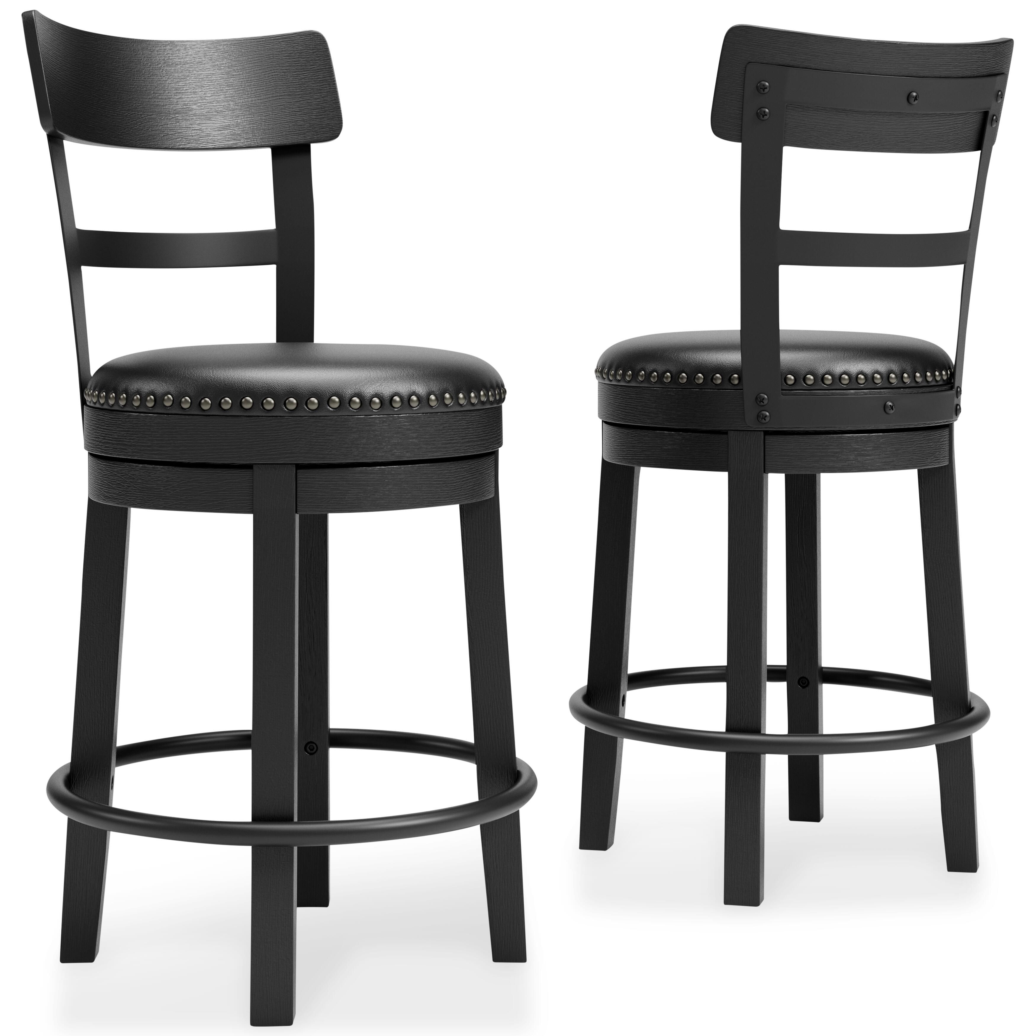 Valebeck – UPH Swivel Barstool – Black