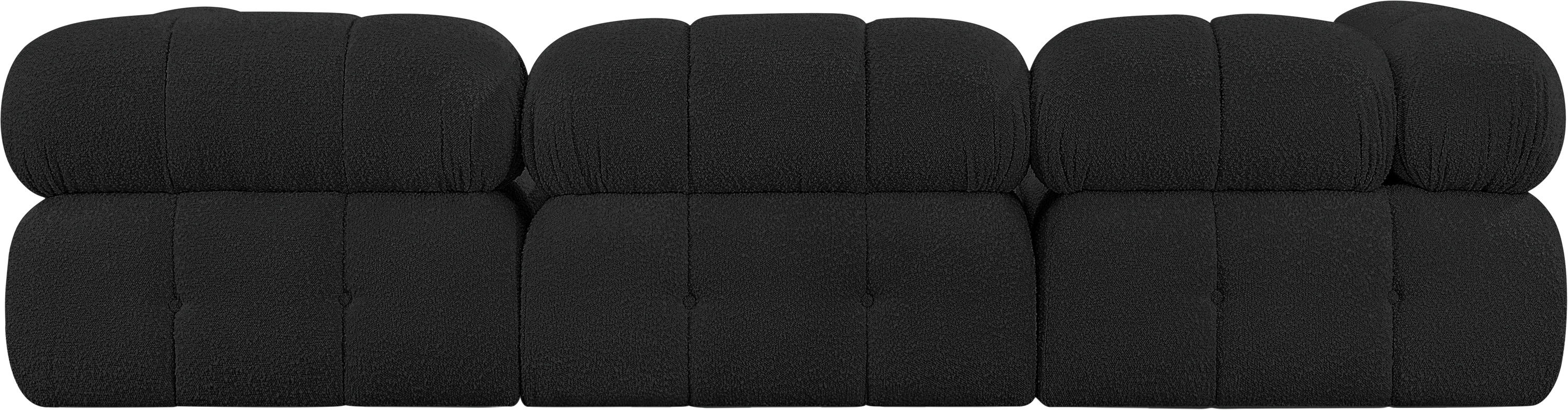 Ames - 4 Piece Modular Sectional - Black