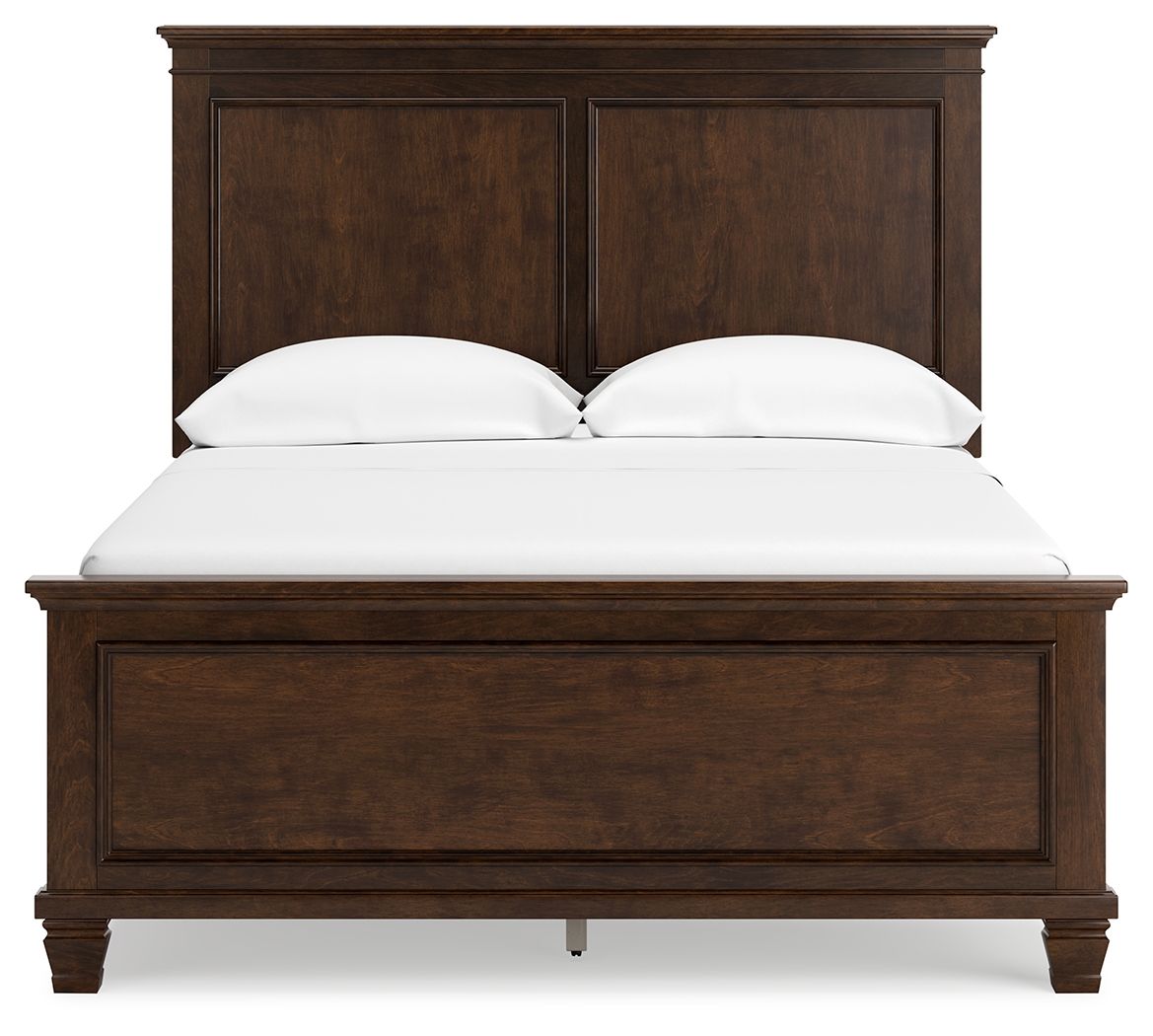 Ashley Furniture Danabrin - 6 Pc. - Dresser, Mirror, Chest, Full Panel Bed - Brown - Image 9