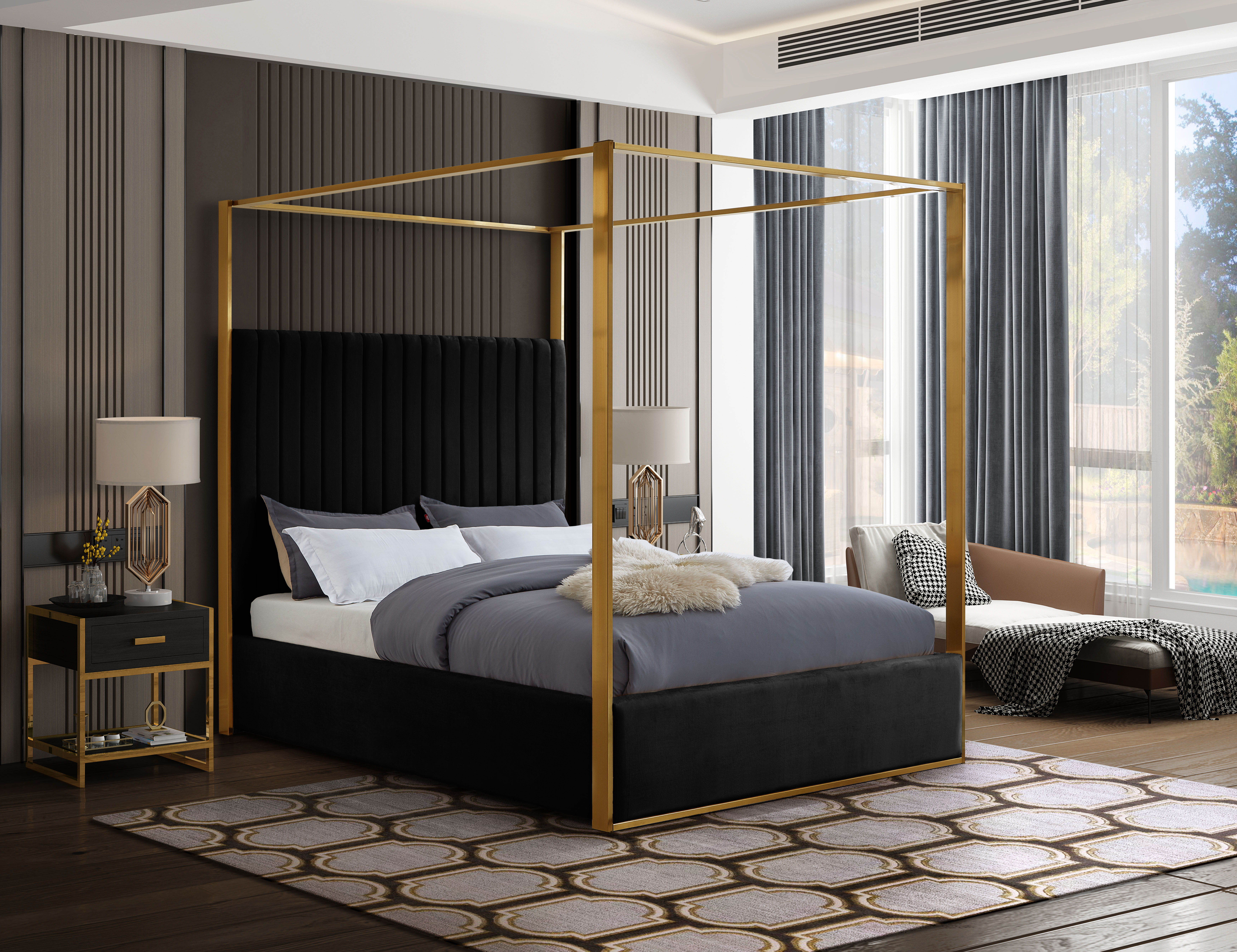 Jones - King Bed - Black