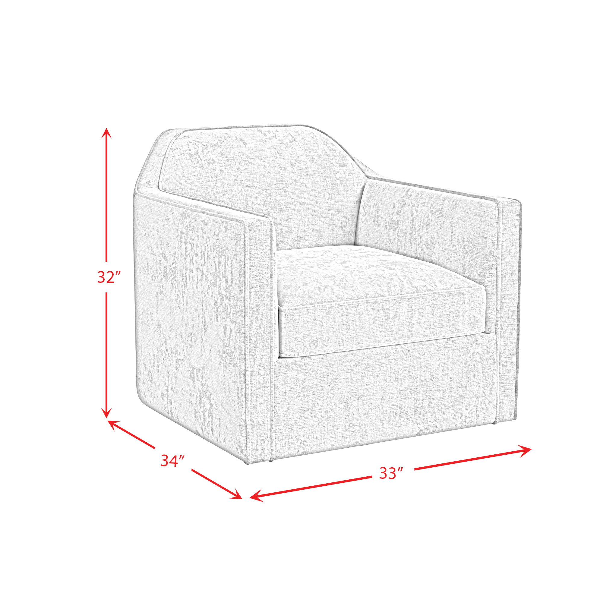 Hamlin - Swivel Chair - Cement