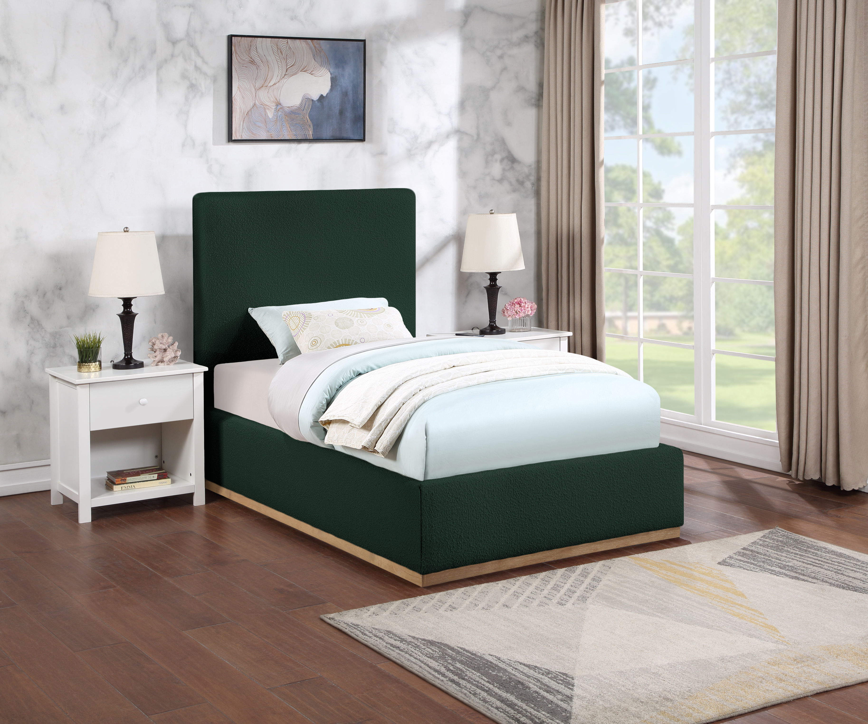 Monaco - Twin Bed - Green