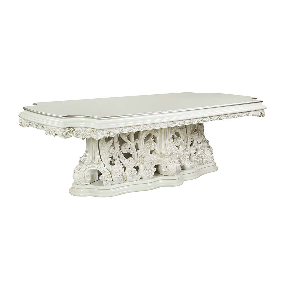 Adara - Dining Table - Antique White, beige, view 4