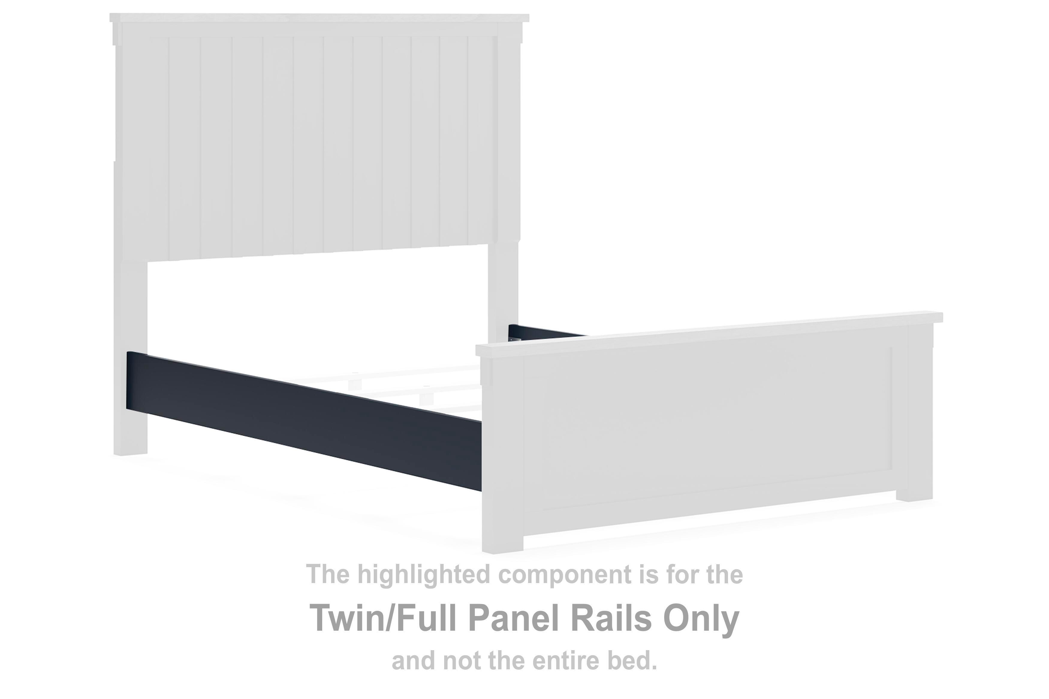 Landocken – Twin/Full Panel Rails – Brown / Blue