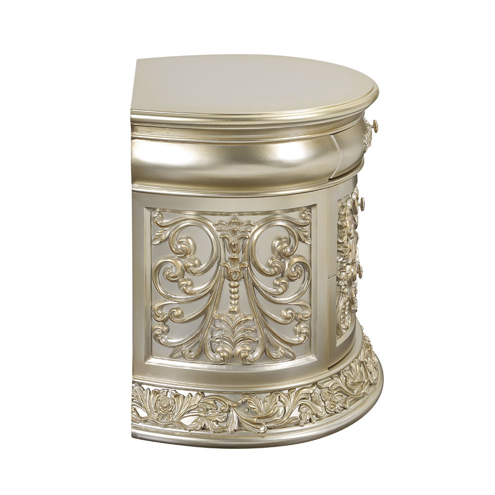 Sorina - Nightstand - Antique Gold, beige, view 3