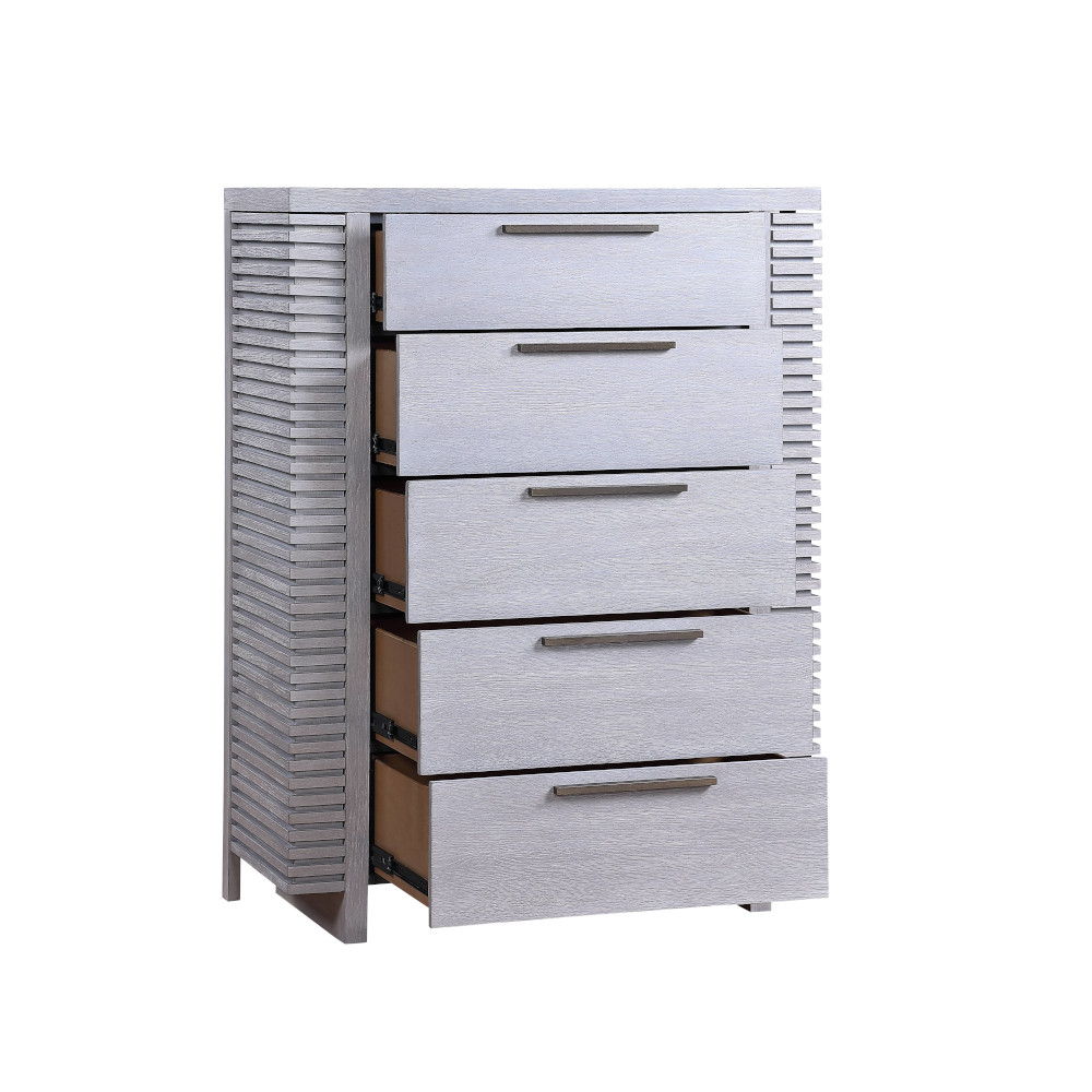 Aromas - Chest With Side Storage - White Oak, white, view 7