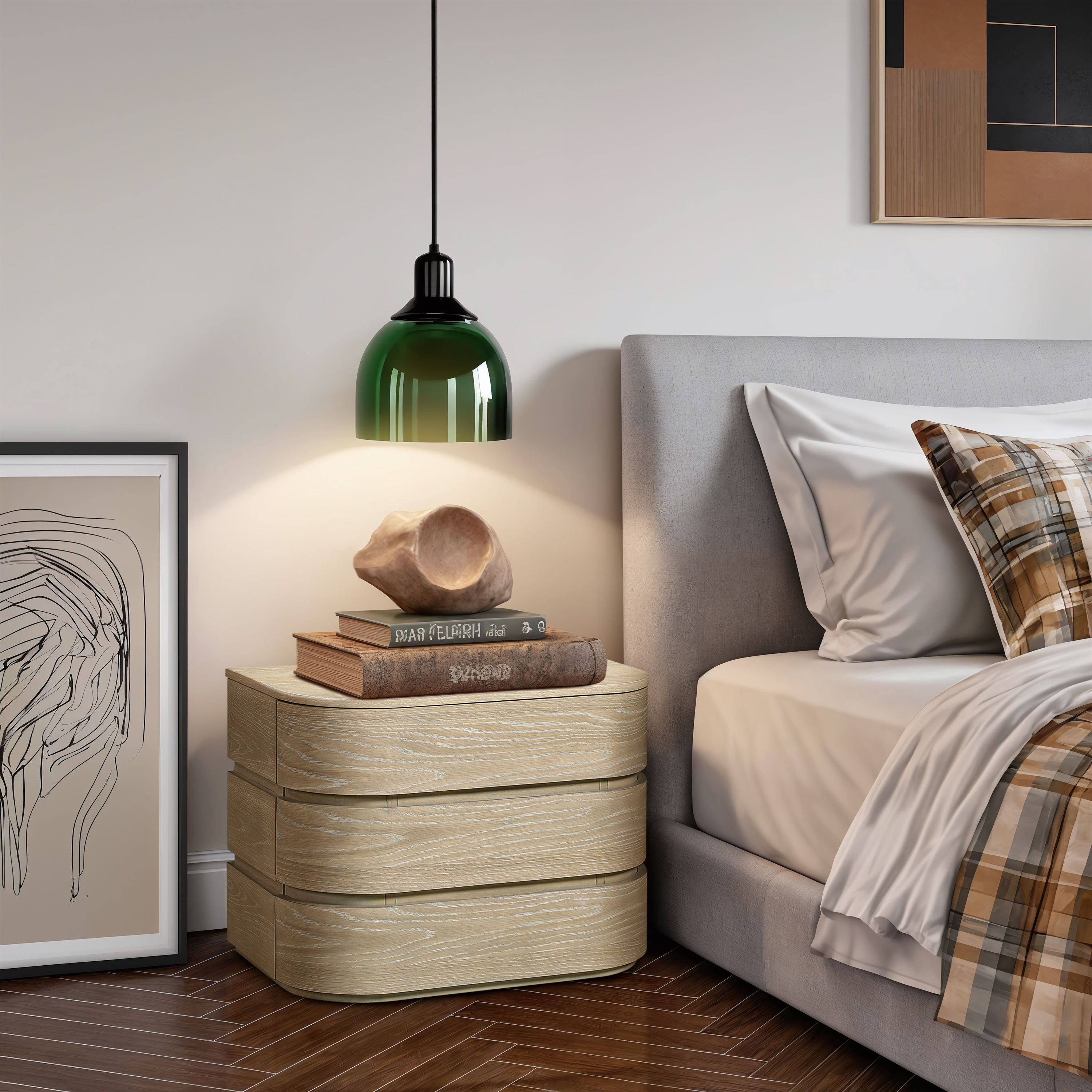 Annalise - Solid Wood Night Stand - Natural
