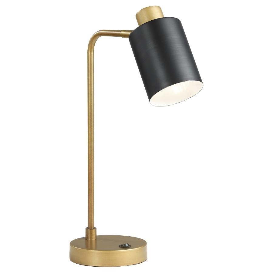 Cherise - Adjustable Angle Table Lamp - Antique Brass Image