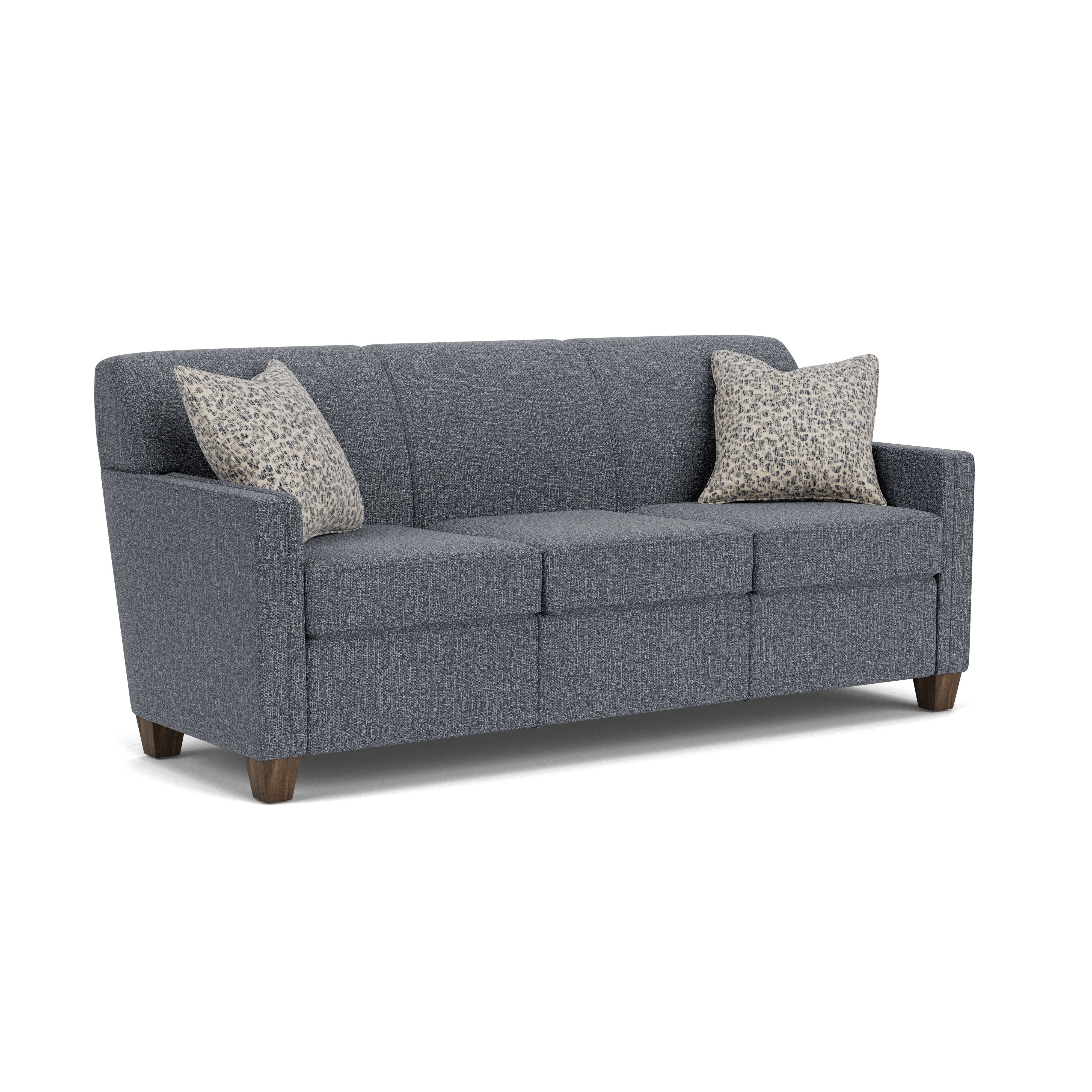 Nora - Fabric Sofa, light brown, view 2