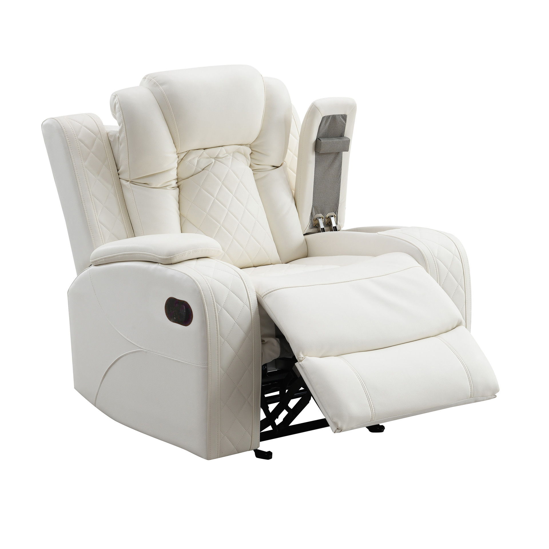 Orion II - Glider Recliner - White