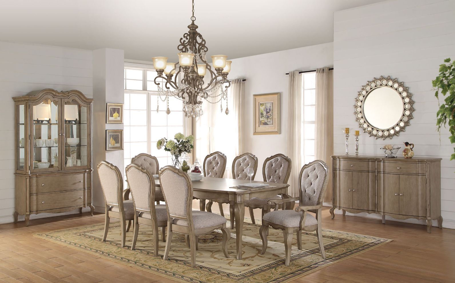 Chelmsford - Dining Table - Antique Taupe, beige