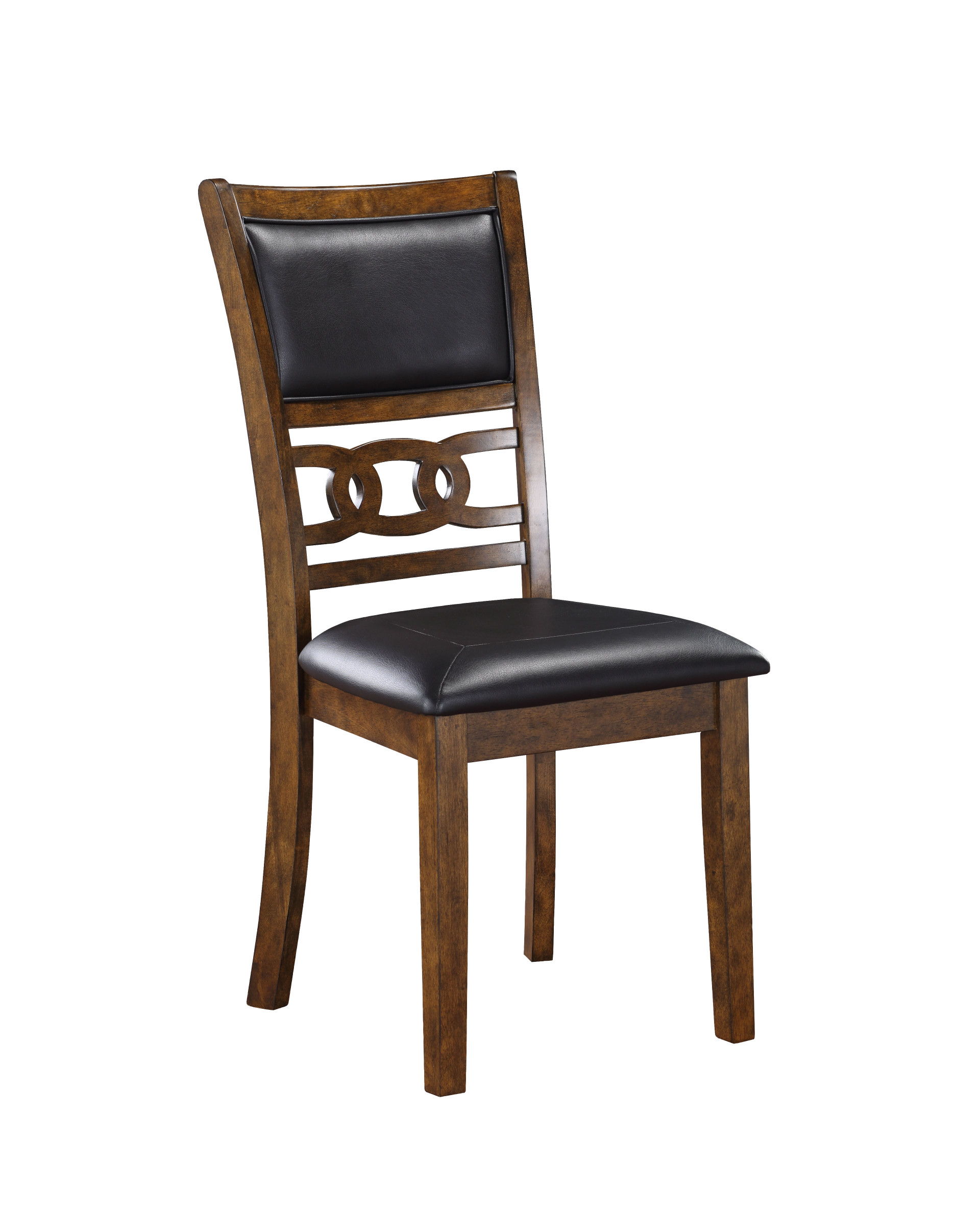 Gia - Dining Chairs (Set of 2) - Brown - Faux Leather