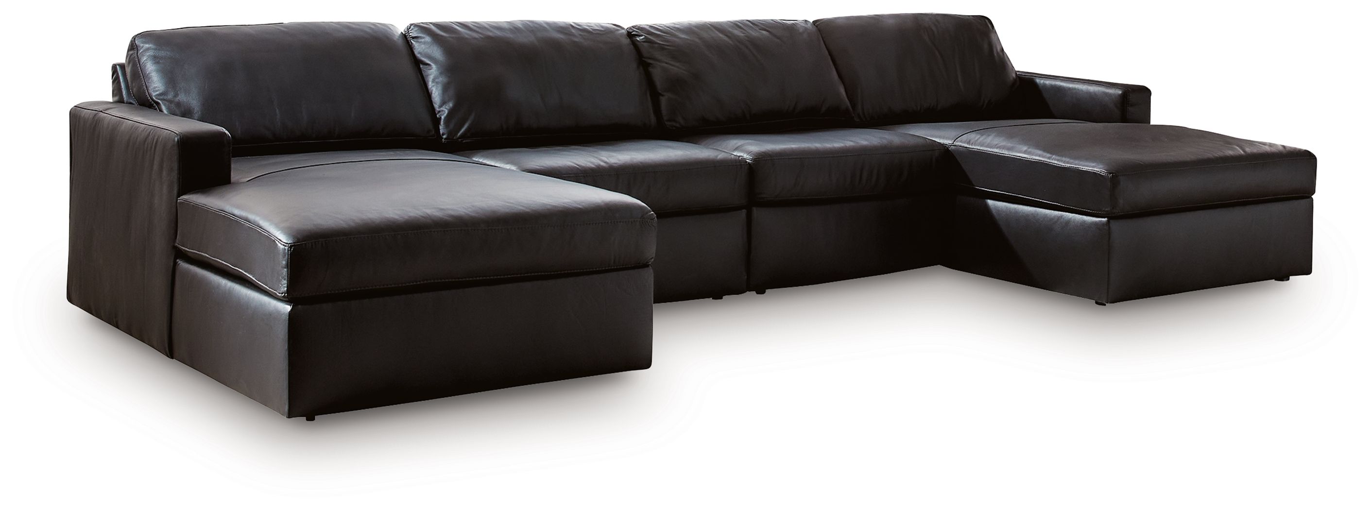 4 Pc · Double Chaise Sectional