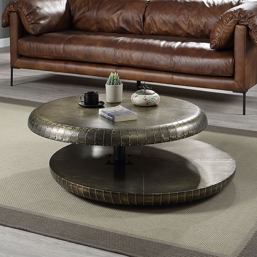 Brancaster - Coffee Table - Bronze Aluminum, bronze