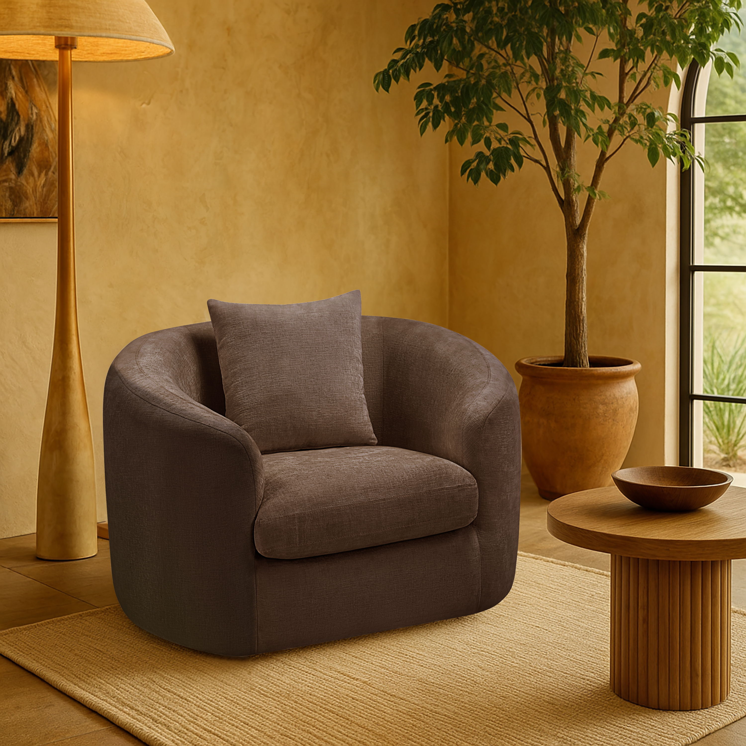 Penelope - Chair - Brown