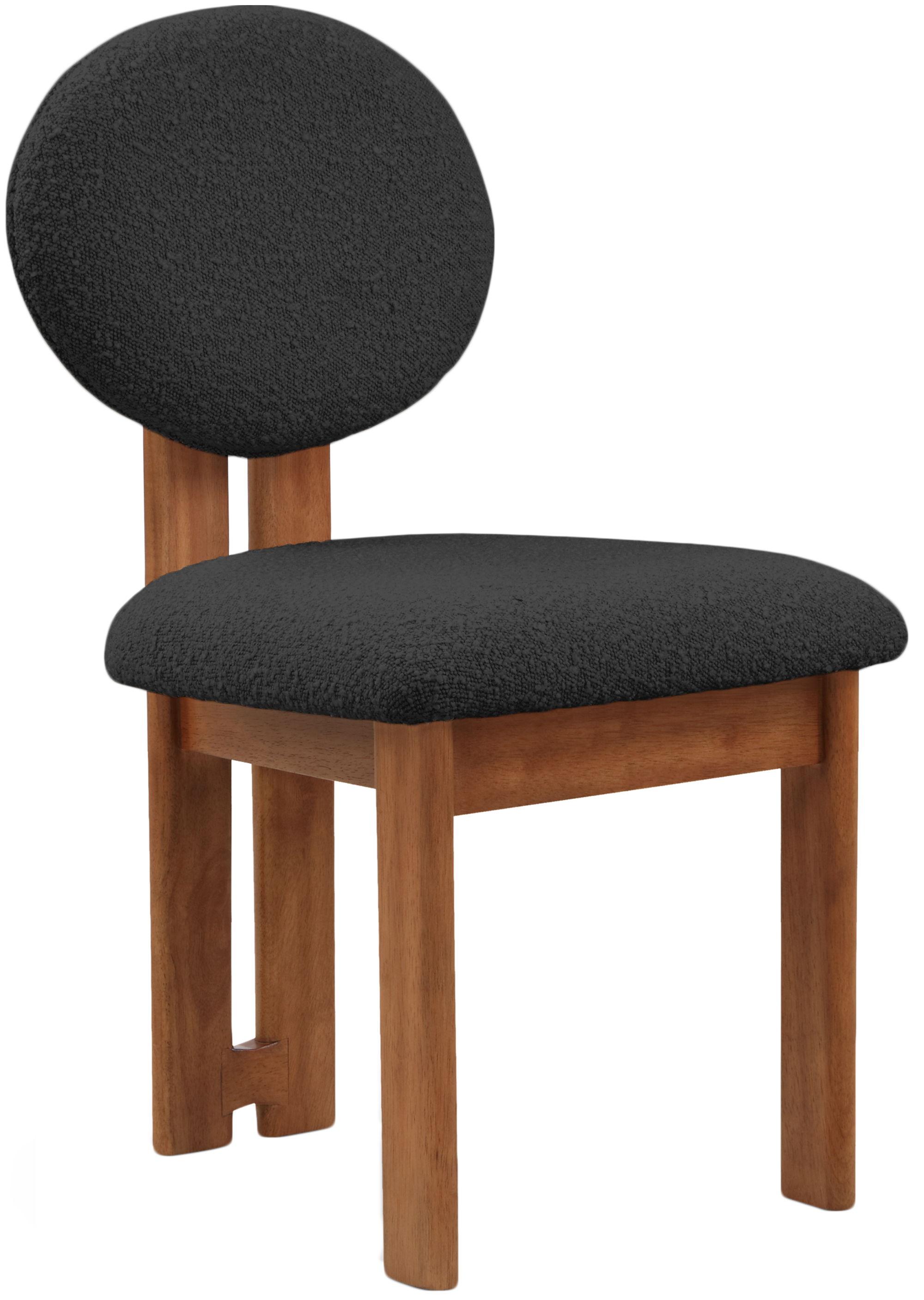 Napa - Dining Chair With Brown Legs (Set of 2) - Black