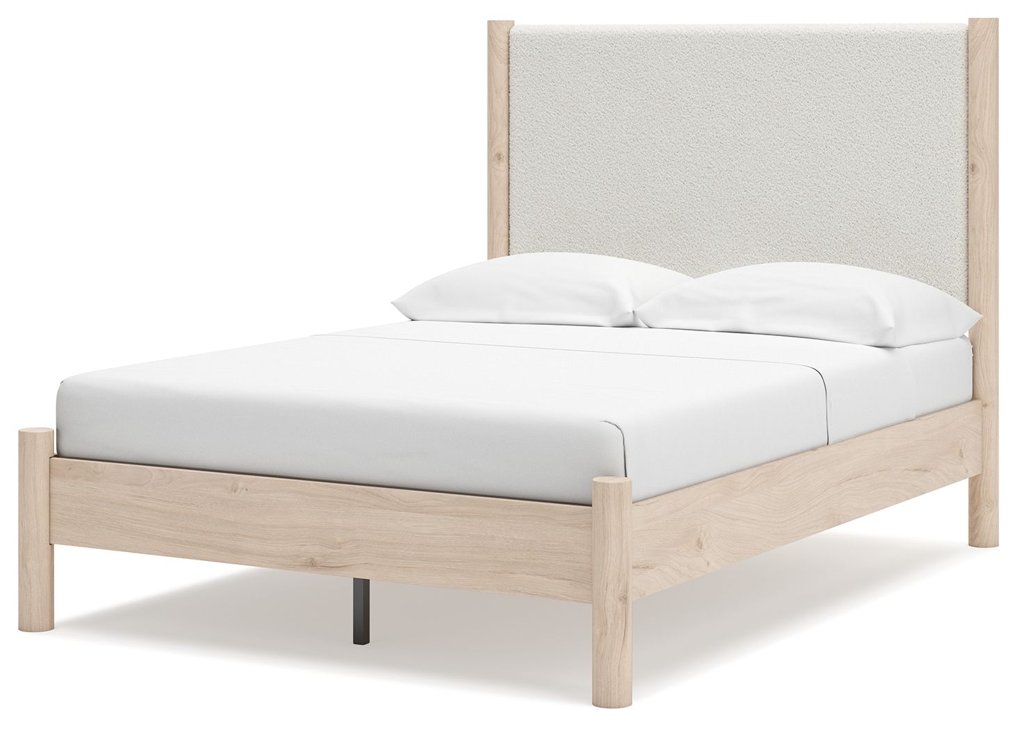 Ashley Furniture Cadmori - 6 Pc. - Dresser, Mirror, Chest, Full Upholstered Panel Bed - Two-tone - Image 12