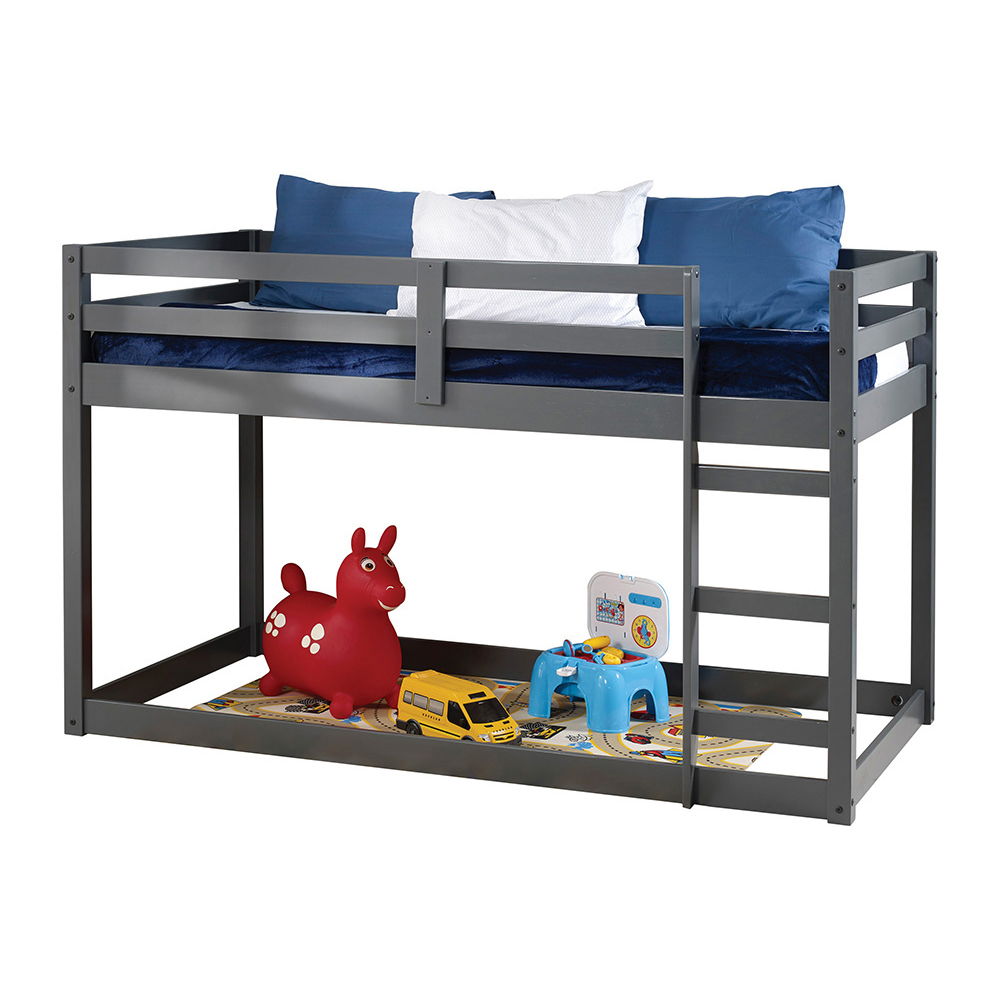 Gaston - Twin Loft Bed - Gray, gray, view 4