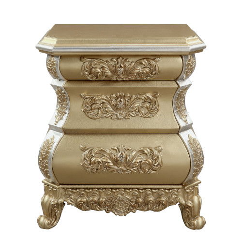 Seville - Nightstand - Gold, gold