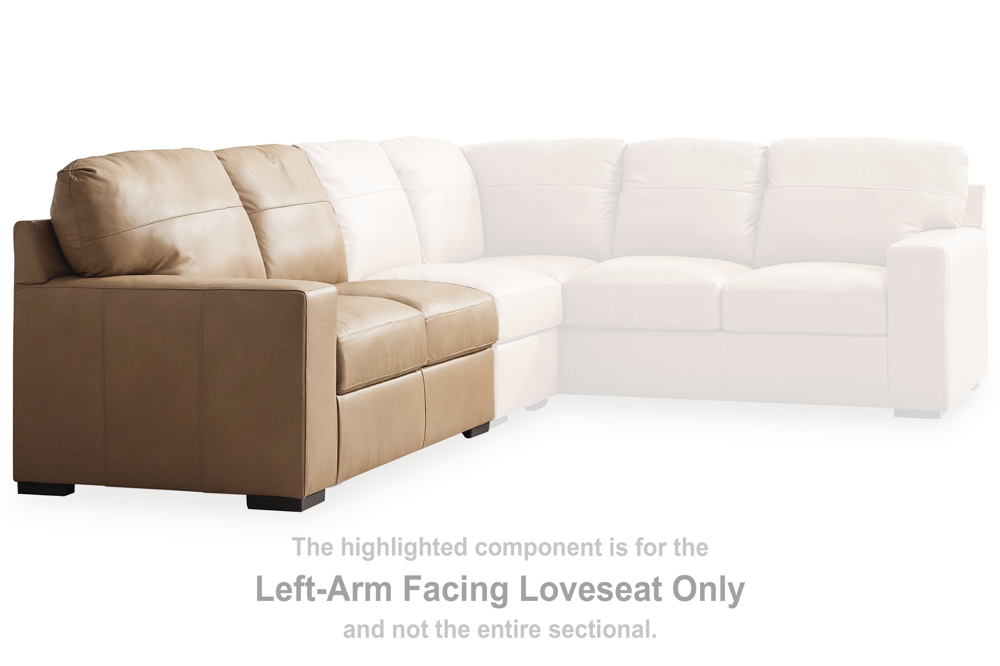 Bandon - Laf Loveseat - Toffee