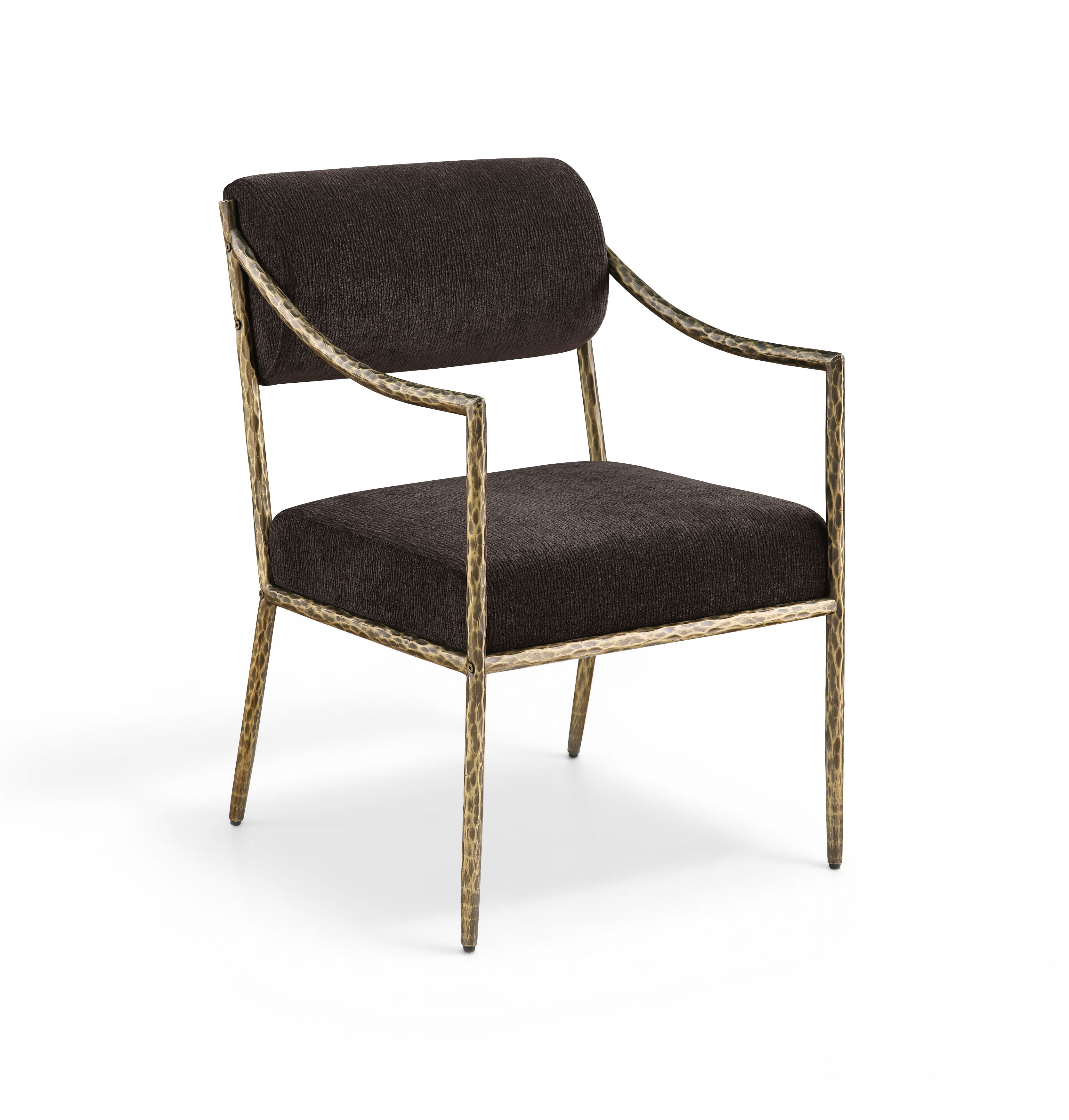 Bastille - Upholstered Dining Arm Chair (Set of 2) - Brown