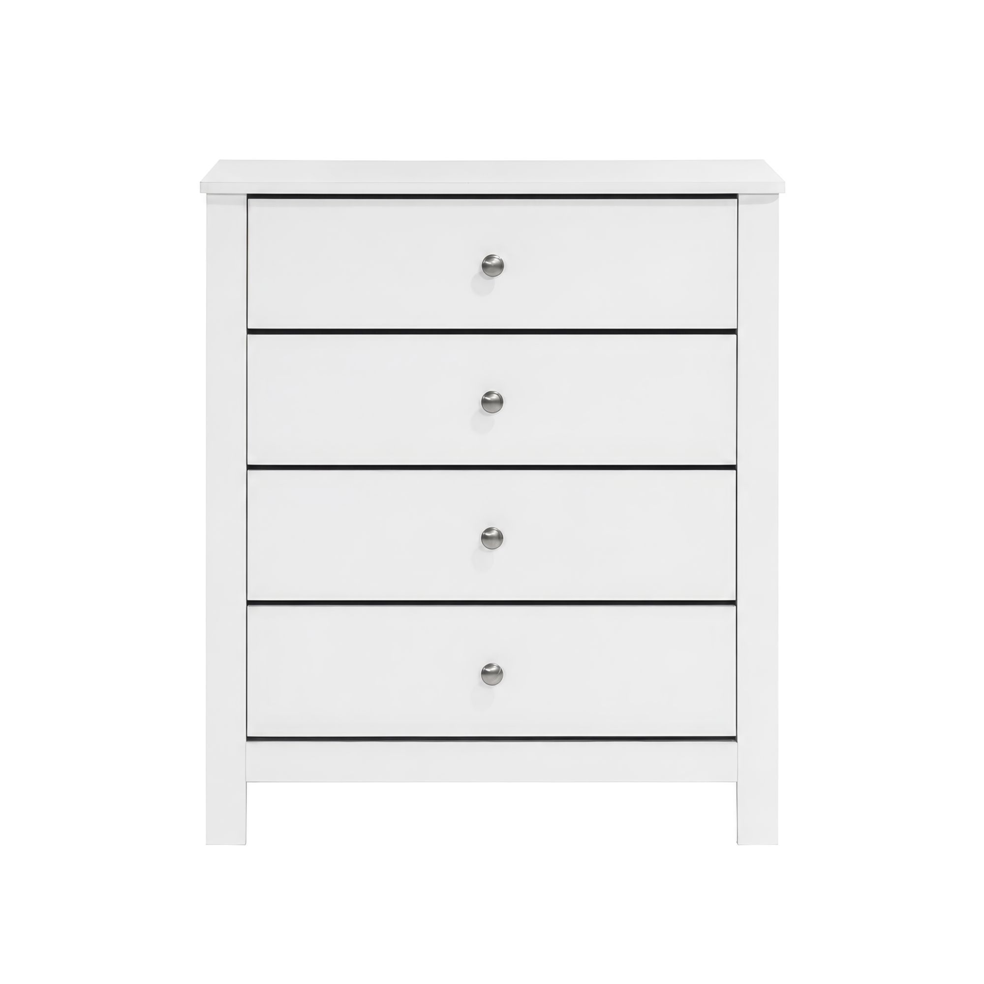 Sami - Youth 4-Drawer Chest - White
