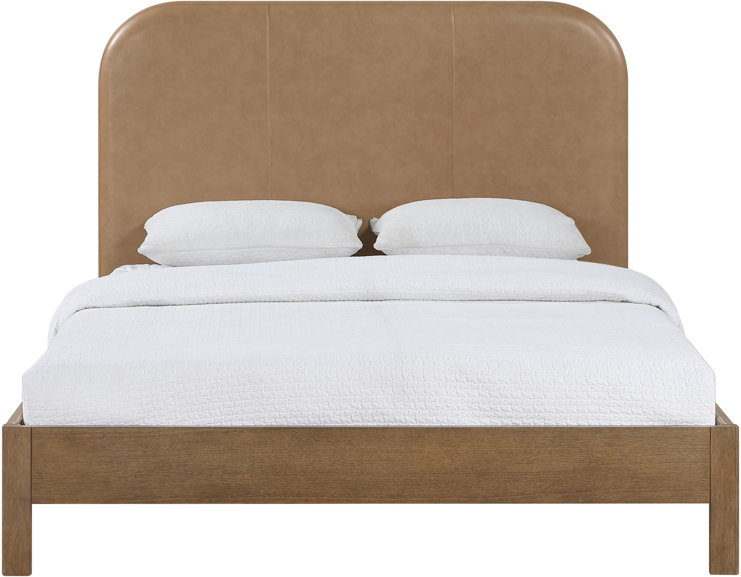 Caswell - Upholstered Queen Bed - Brown