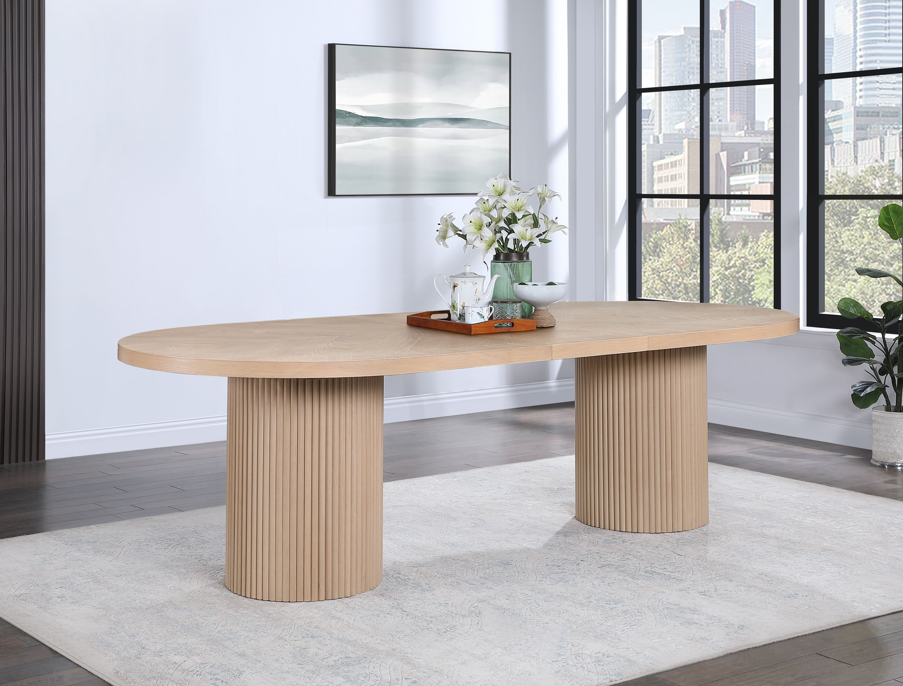 Belinda - Dining Table - White