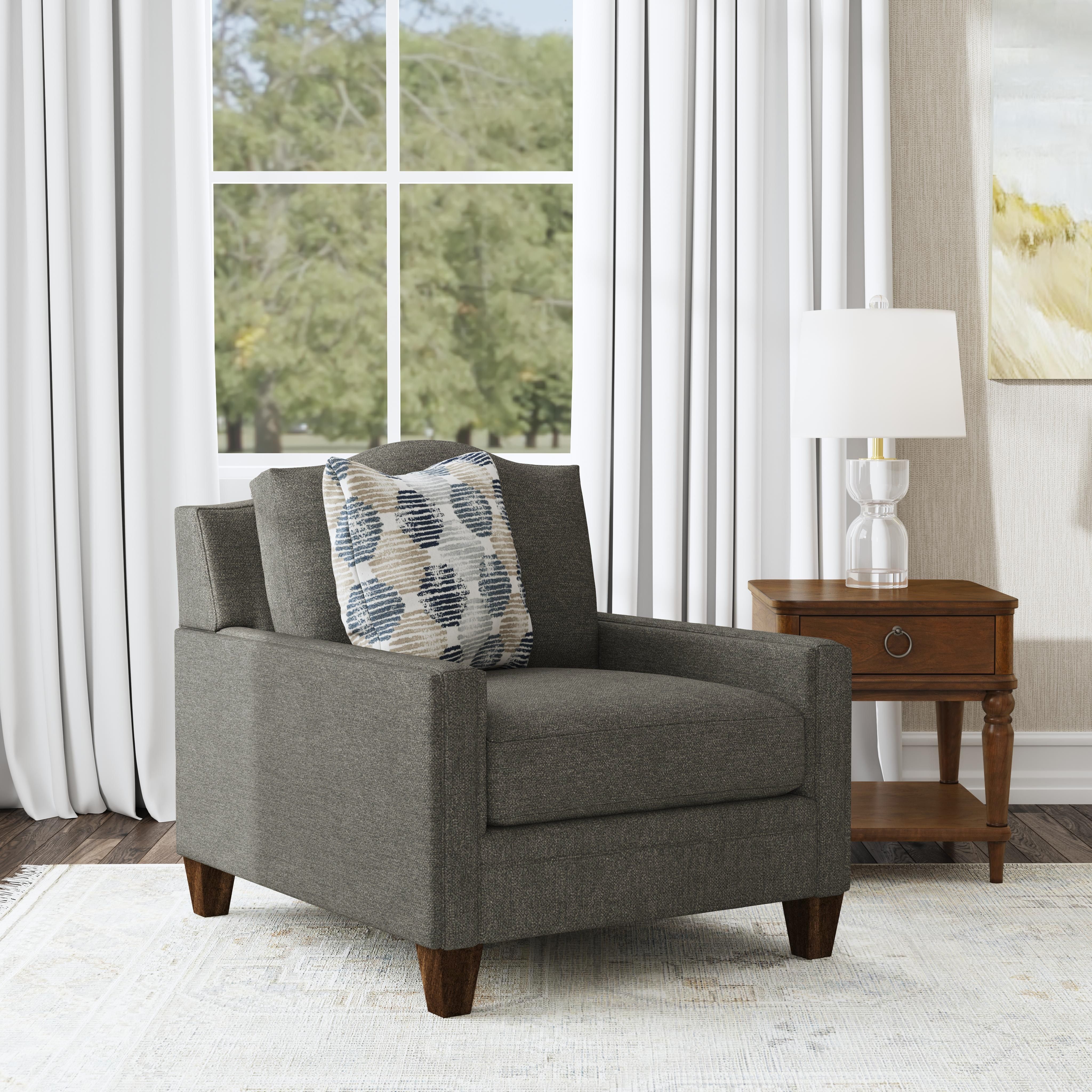 Lottie - Fabric Chair, dark gray, view 5
