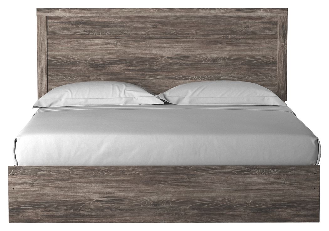 Ralinksi - King Panel Bed - Gray